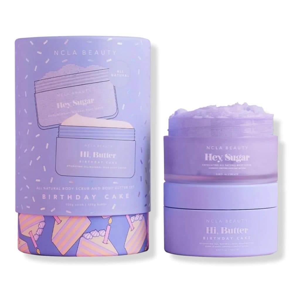 NCLA Beauty Birthday Cake Body Scrub + Body Butter Set