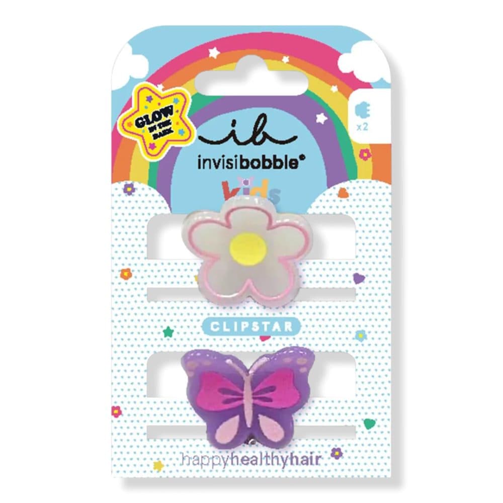 Invisibobble Clipstar Glow Kids Happy Flower