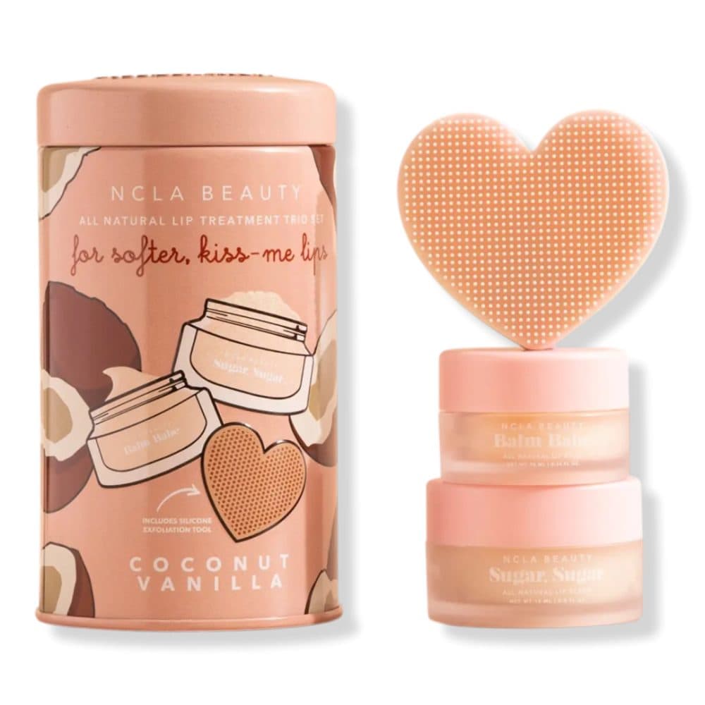 NCLA Beauty Coconut Vanilla Lip Care Duo + Lip Scrubber
