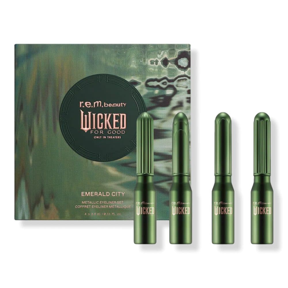 r.e.m. beauty Emerald City Metallic Eyeliner Set