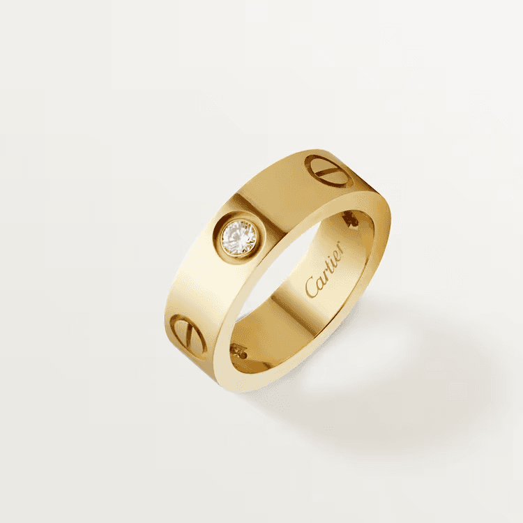 Cartier. Каблучка LOVE із жовтого золота