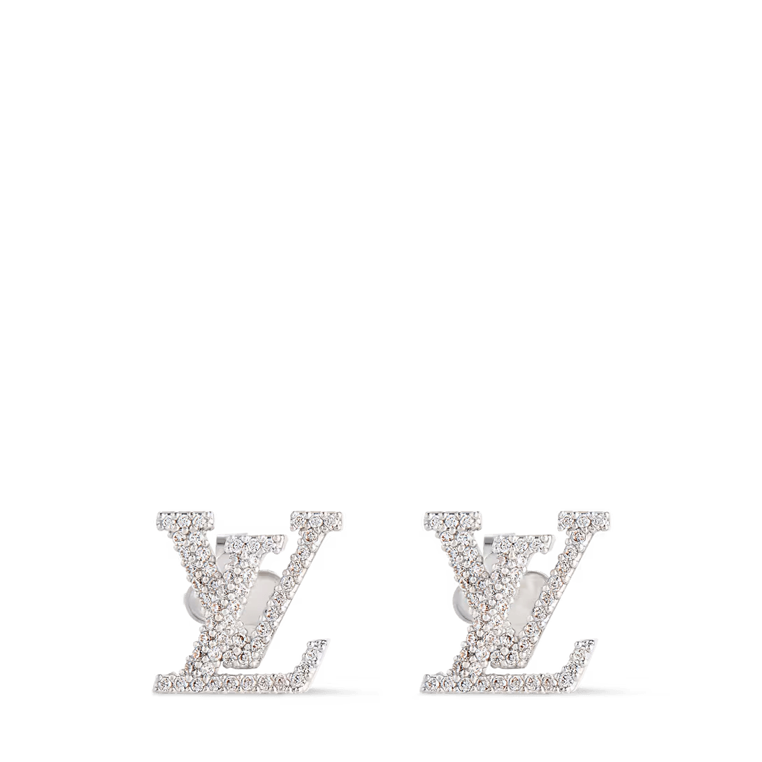 Louis Vuitton. Сережки LV Iconic, паладій