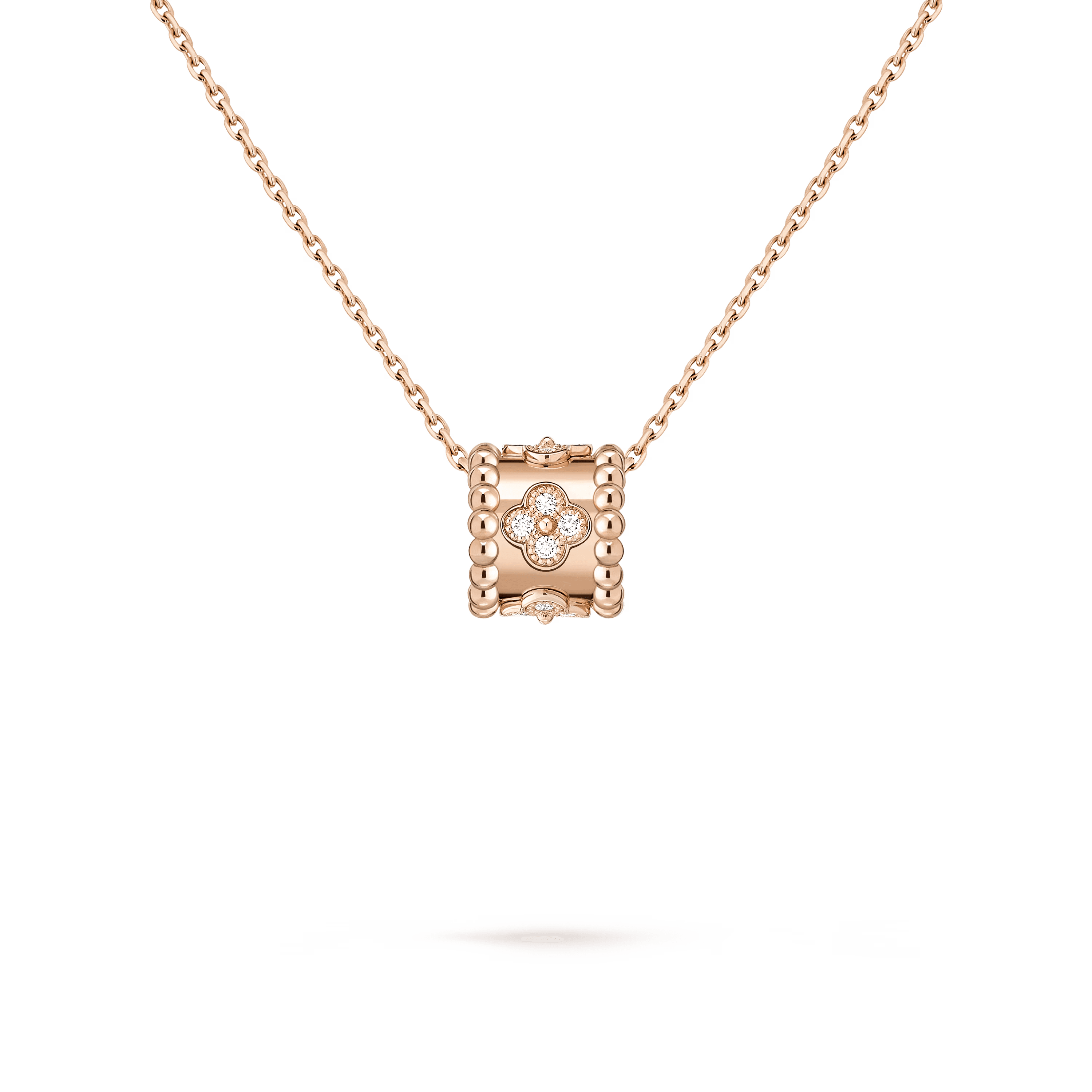 Van Cleef & Arpels. Підвіска Perlée Clovers із рожевого золота