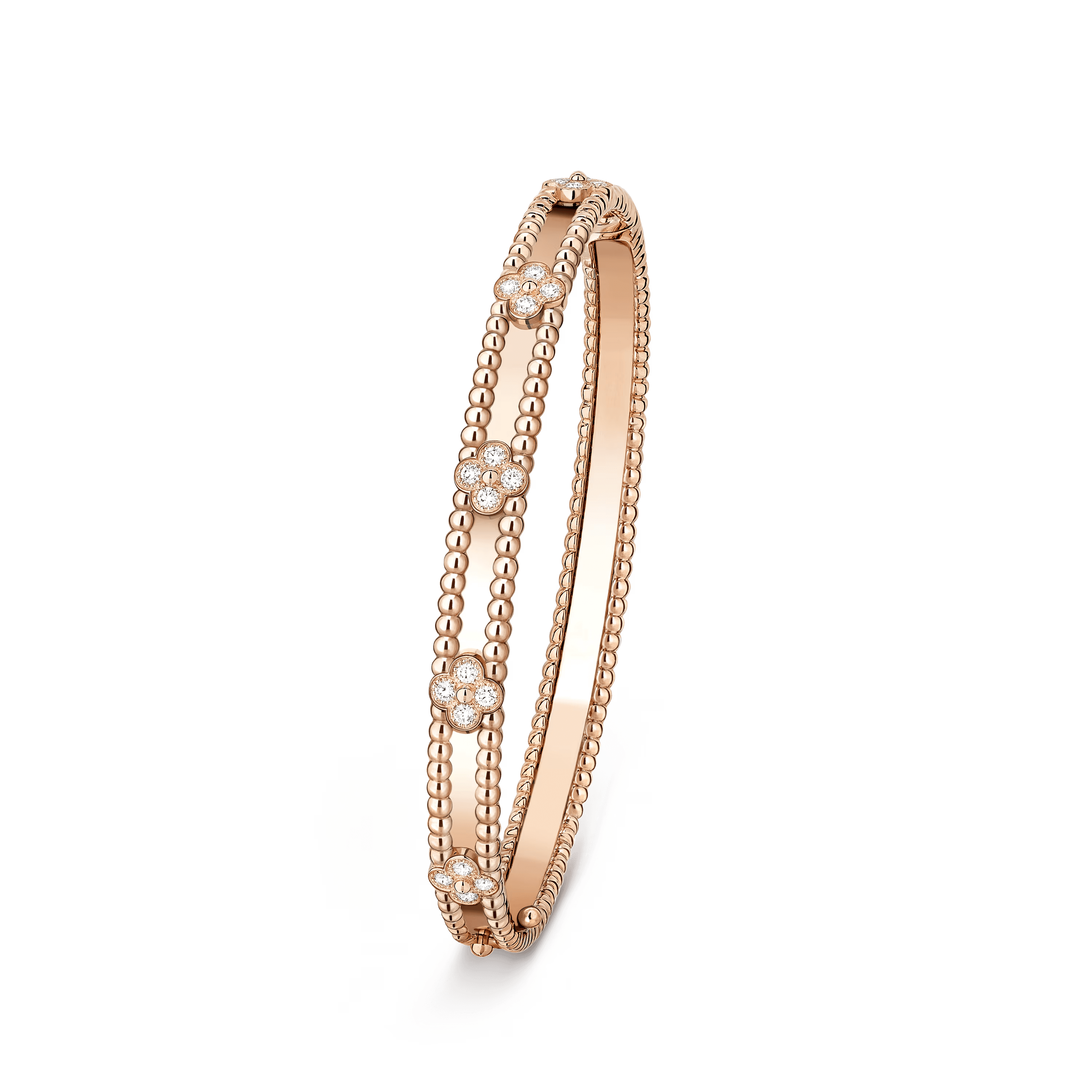 Van Cleef & Arpels. Браслет Perlée Sweet Clovers із рожевого золота