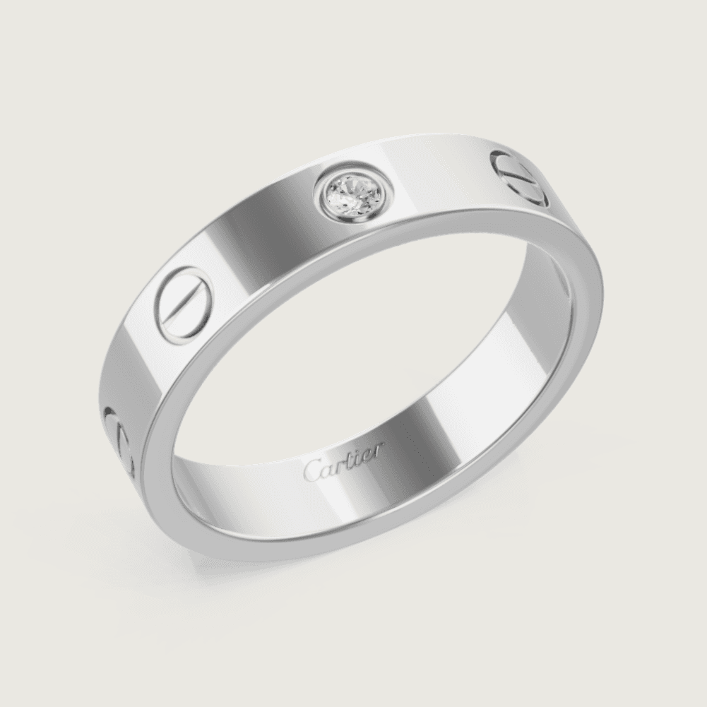 Cartier. Каблучка LOVE із білого золота