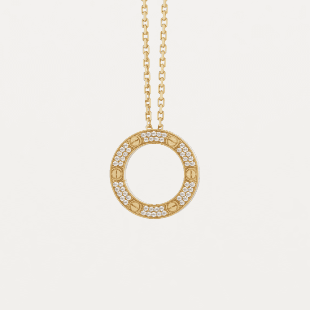 Cartier. Підвіска LOVE із жовтого золота