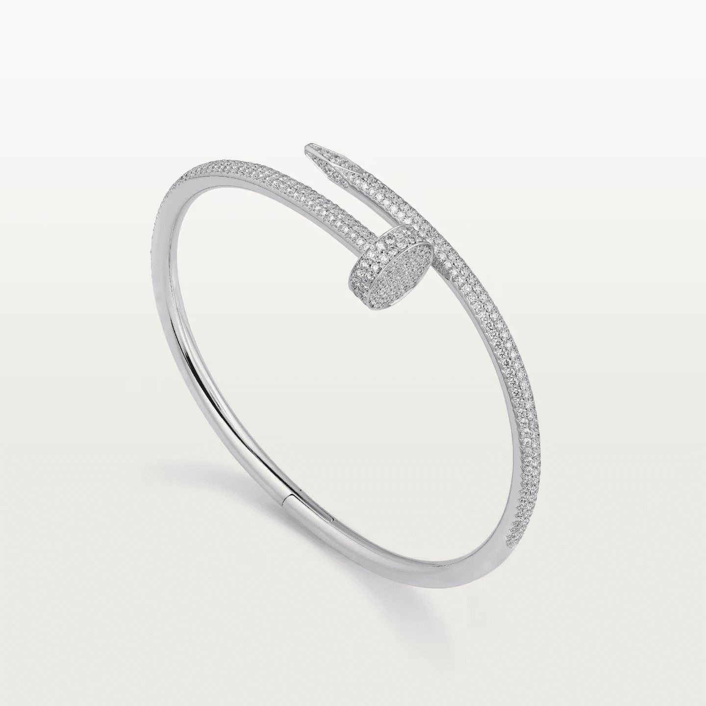 Cartier. Браслет Juste un Clou, класична модель із білого золота