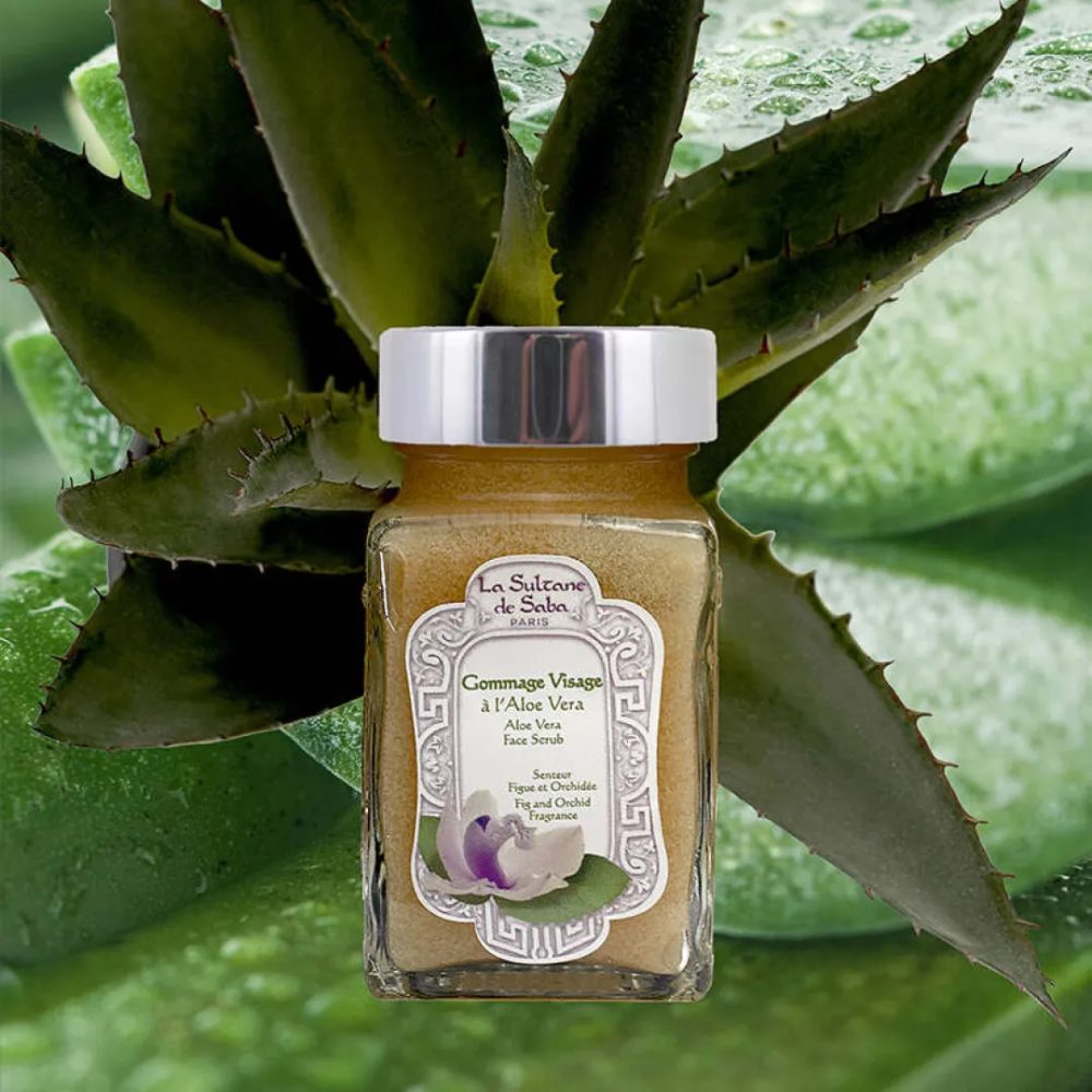 La Sultane de Saba Aloe Vera Face Scrub Fig and Orchid Fragrance