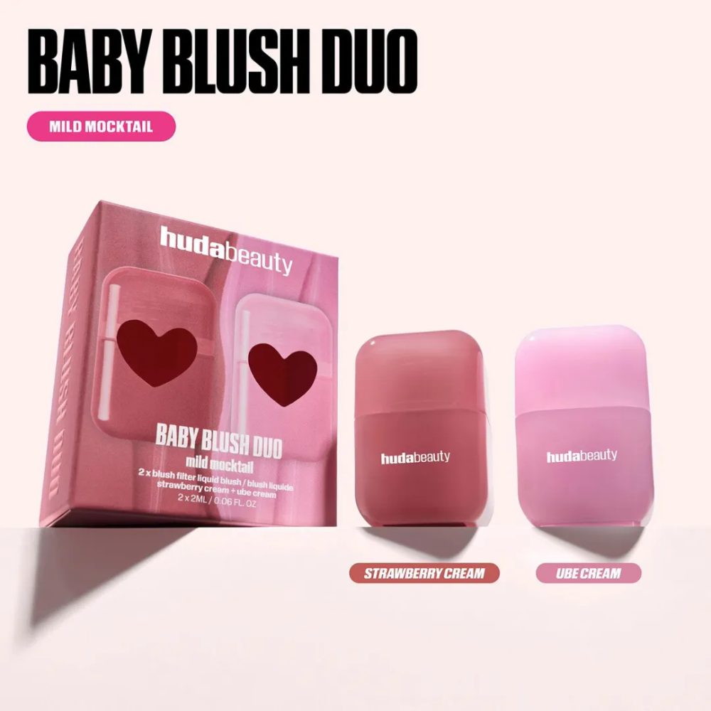 Huda Beauty Baby Blush Mild Mocktail Duo Kit