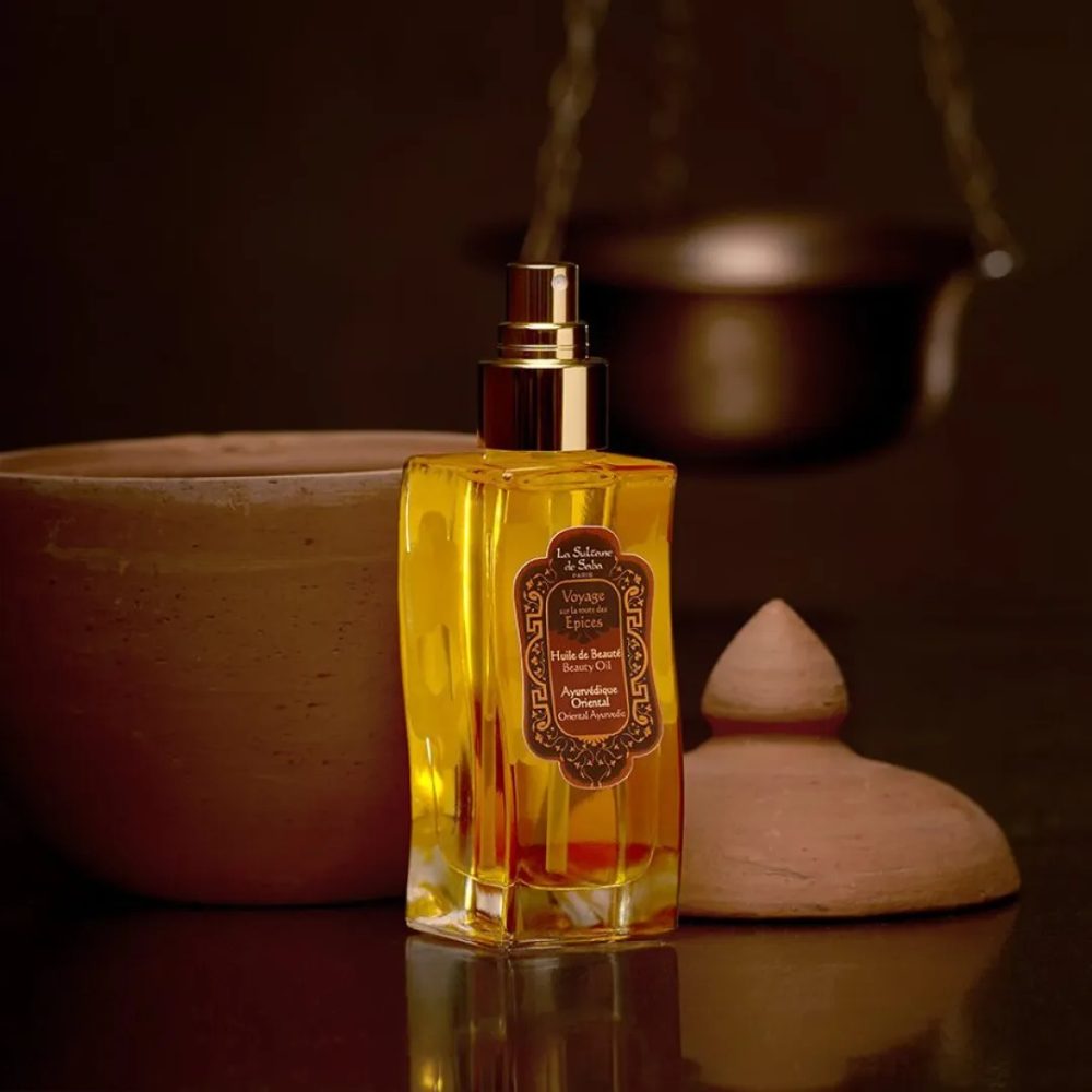 La Sultane de Saba Beauty Oil 200ml Oriental Ayurvedic Amber Vanilla Patchouli Fragrance