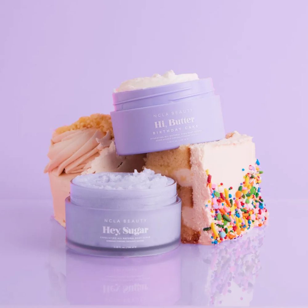 NCLA Beauty Birthday Cake Body Scrub + Body Butter Set