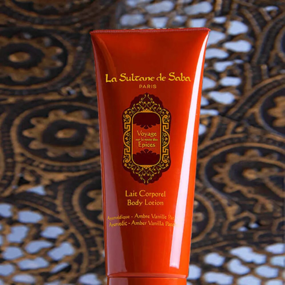 La Sultane de Saba Body Lotion Oriental Ayurvedic Amber Vanilla Patchouli Fragrance
