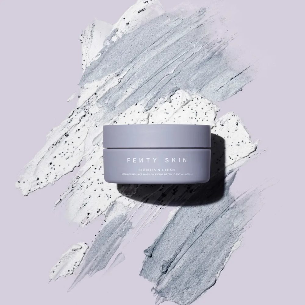 Fenty Beauty Cookies N Clean Whipped Clay Pore Detox Face Mask with Salicylic Acid + Charcoal