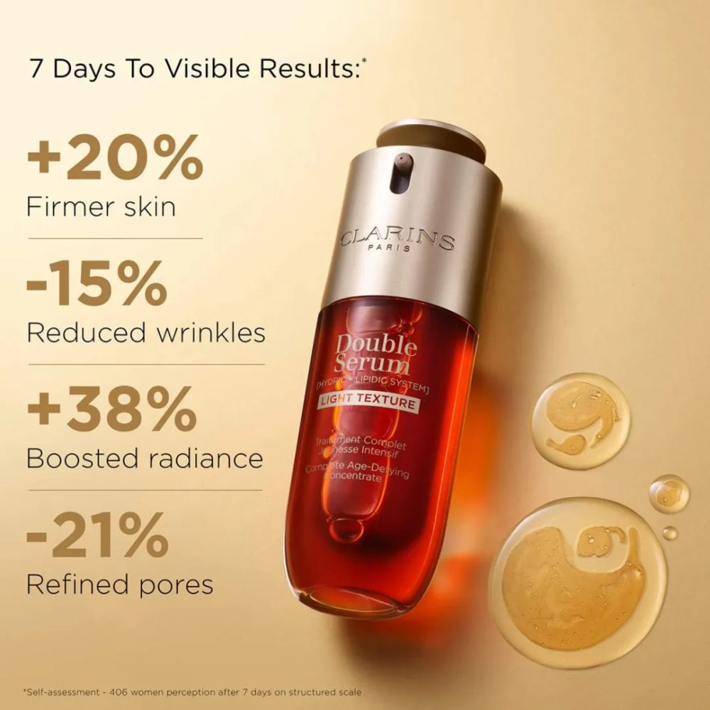 Clarins Double Serum Light Texture Firming + Smoothing Anti-Aging Concentrate