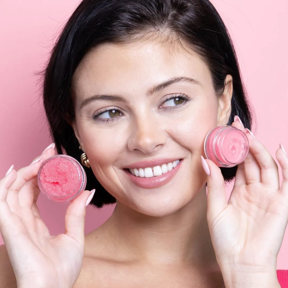 NCLA Beauty Dragonfruit Acai Berries Lip Care Set + Lip Scrubber