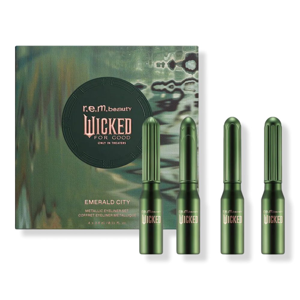 r.e.m. beauty Emerald City Metallic Eyeliner Set