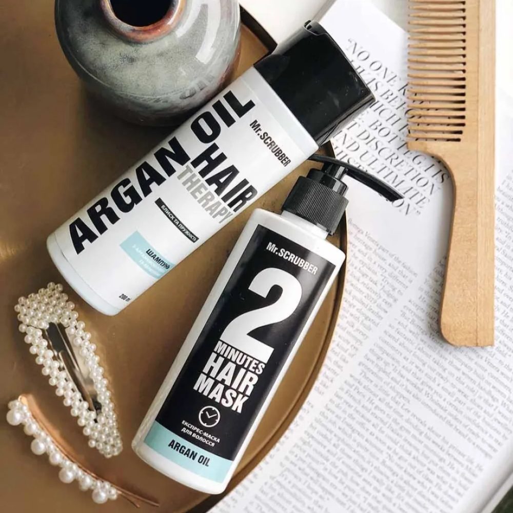 Mr.Scrubber Hair Therapy Argan Oil