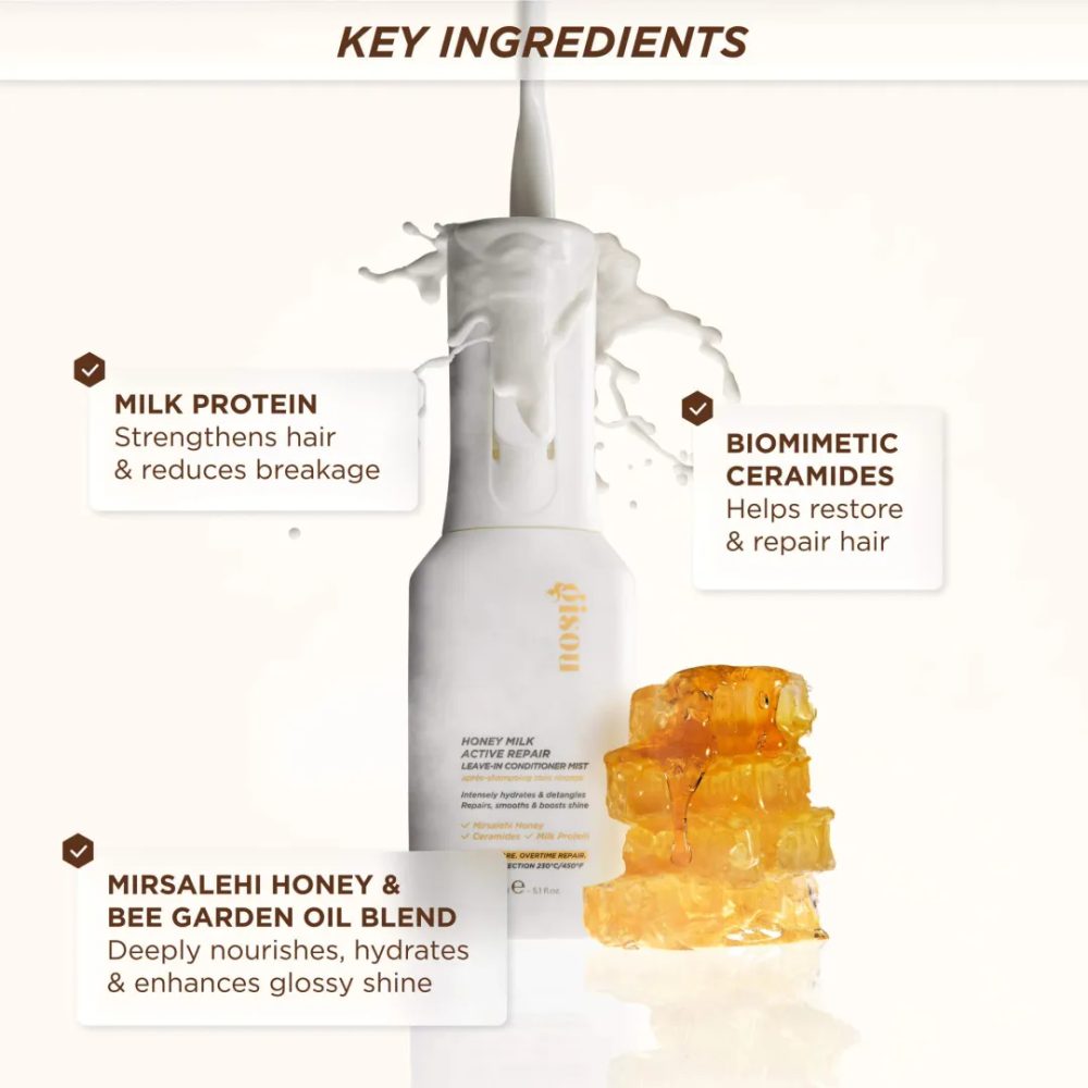 Gisou Honey Milk Active Repair Leave-In Conditioner Mist
