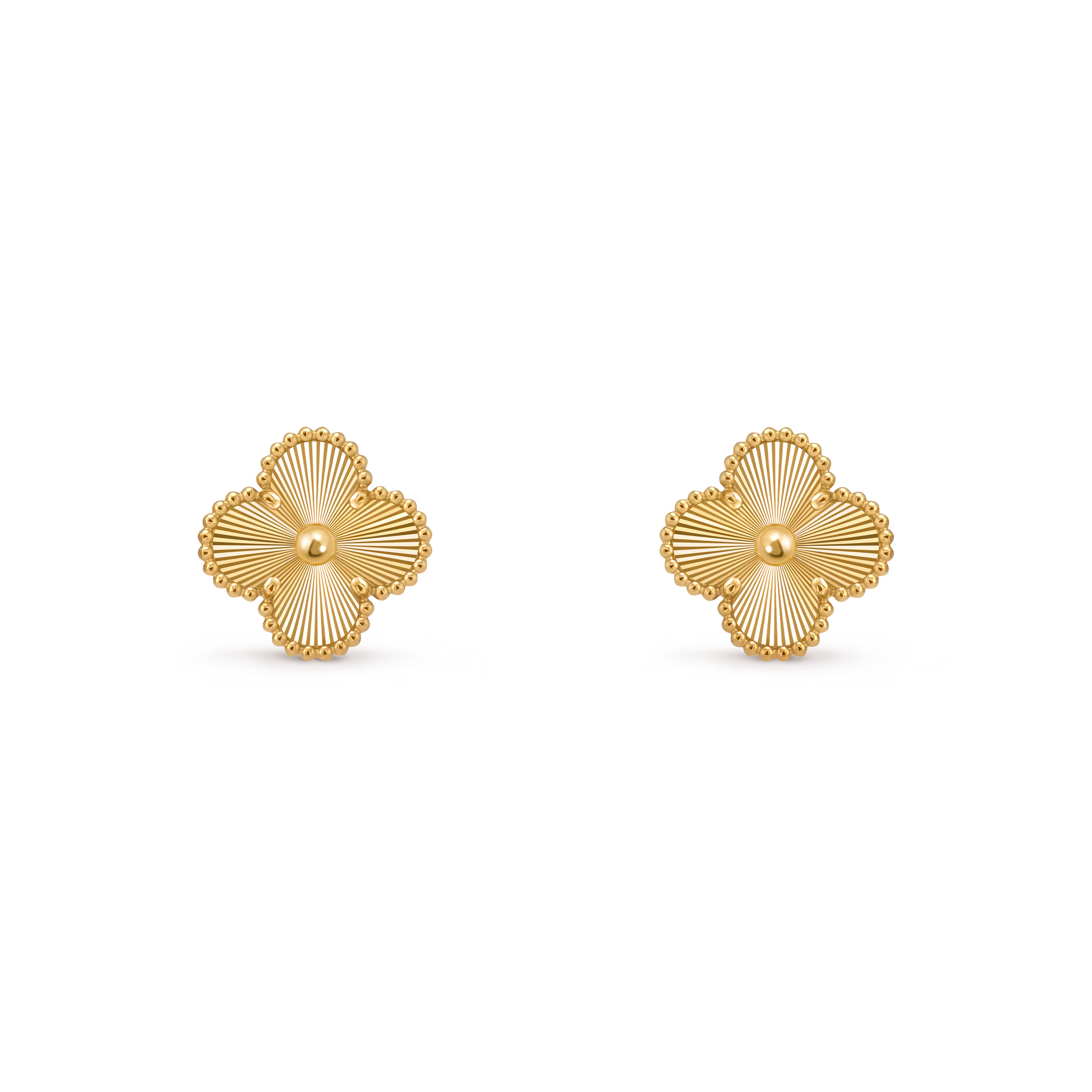 Van Cleef & Arpels. Сережки Vintage Alhambra із жовтого золота