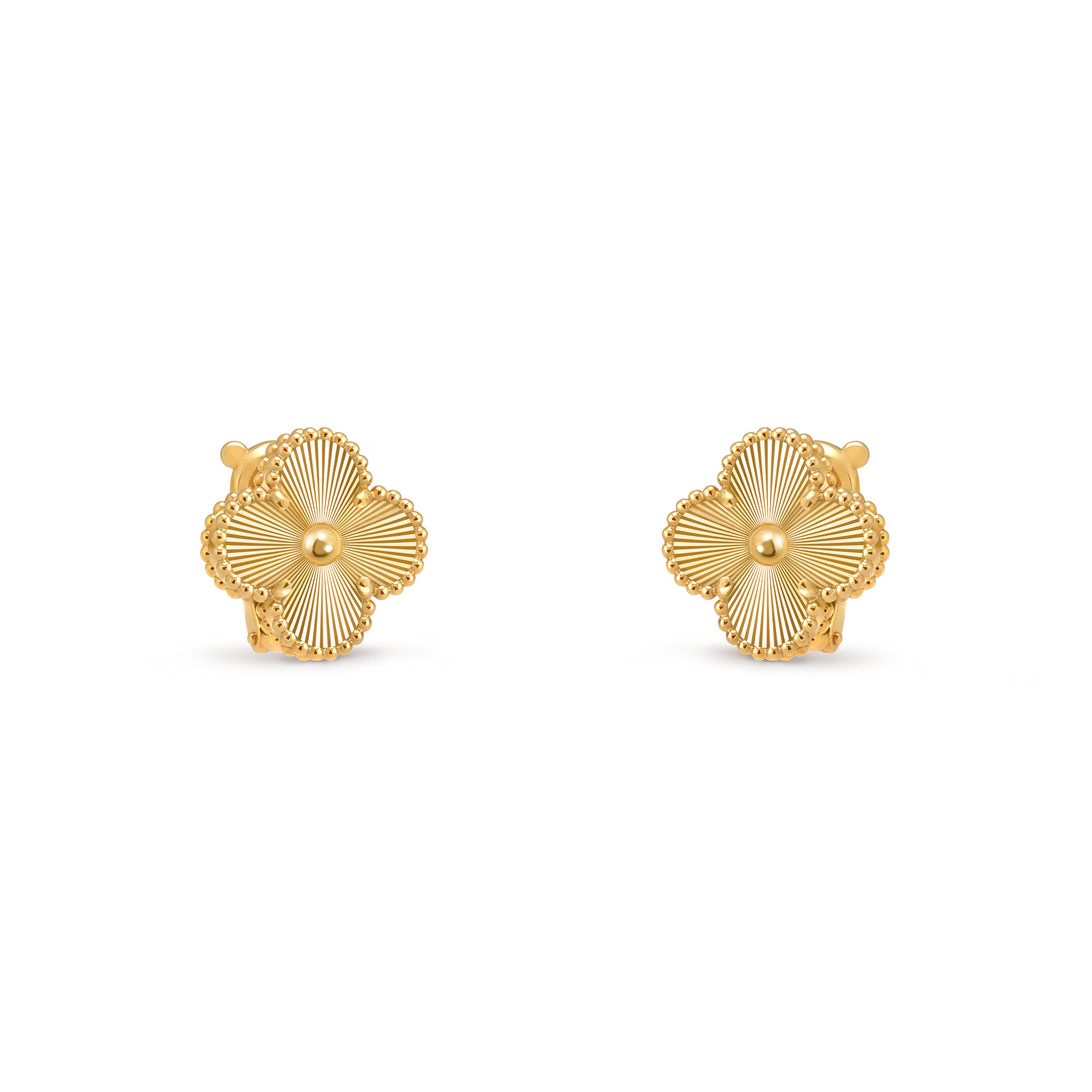 Van Cleef & Arpels. Сережки Vintage Alhambra із жовтого золота
