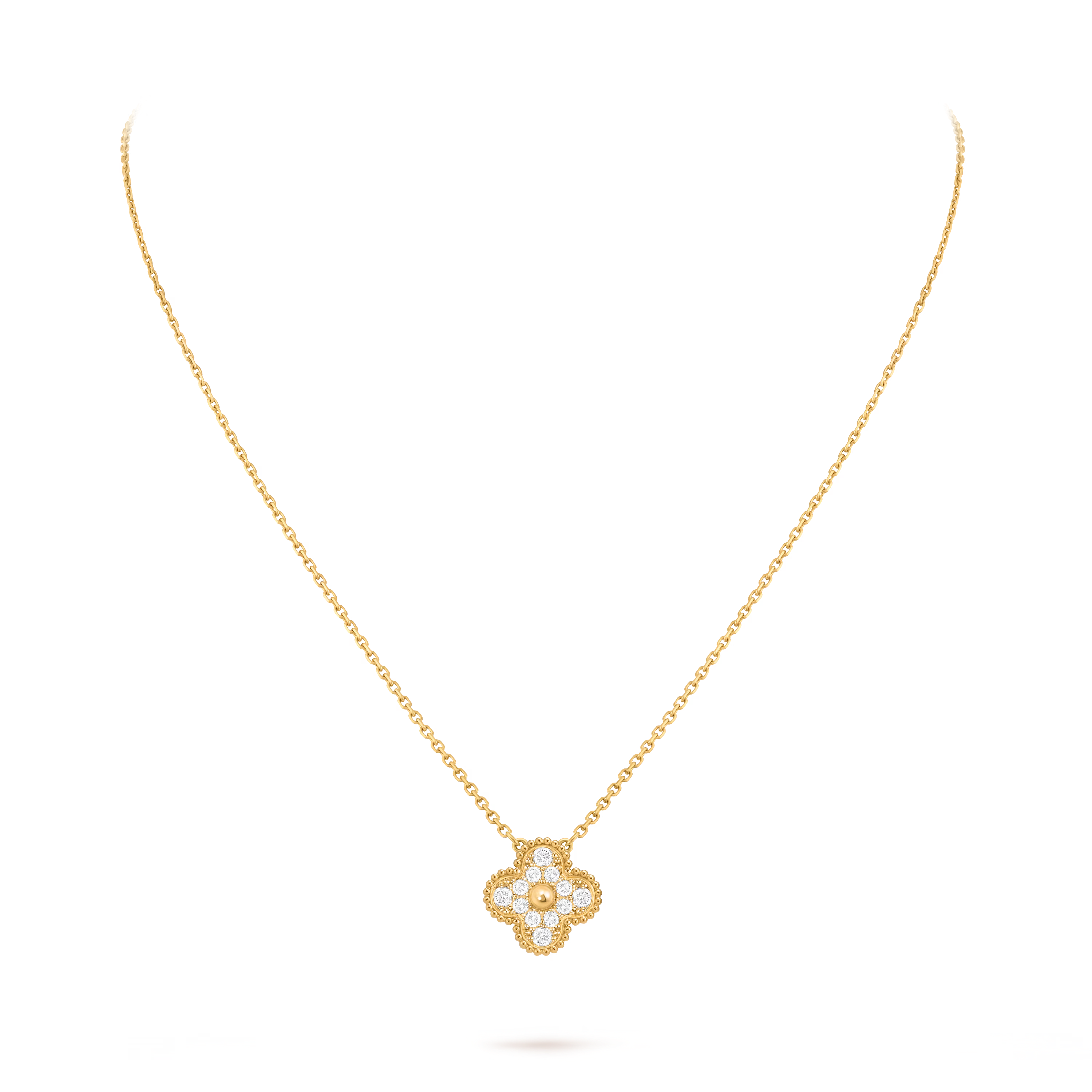 Van Cleef & Arpels. Підвіска Vintage Alhambra із жовтого золота 