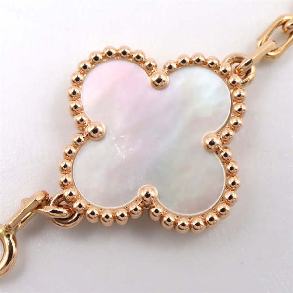 Van Cleef & Arpels. Браслет Vintage Alhambra  із рожевого золота з рожевим перламутром