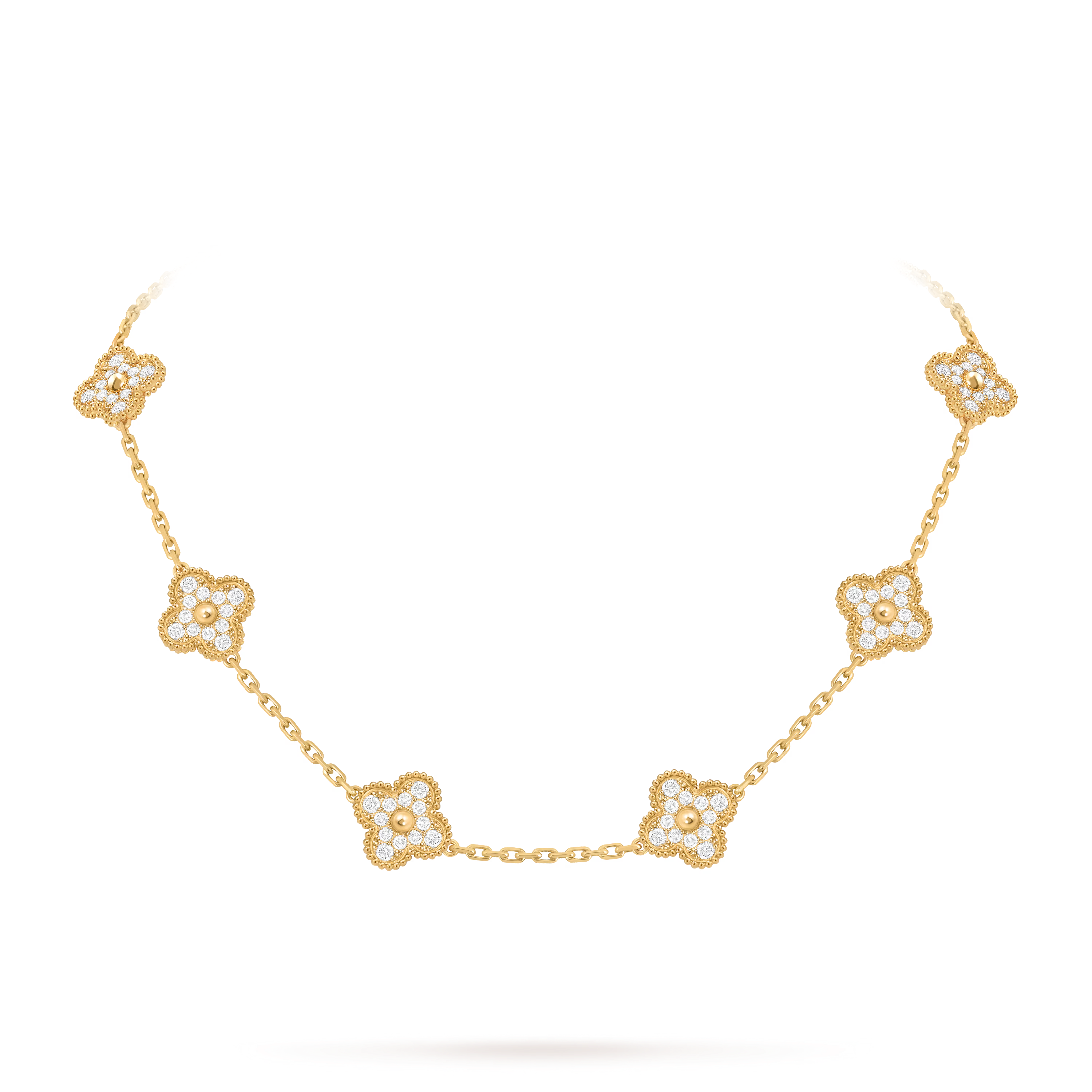 Van Cleef & Arpels. Кольє Vintage Alhambra із жовтого золота