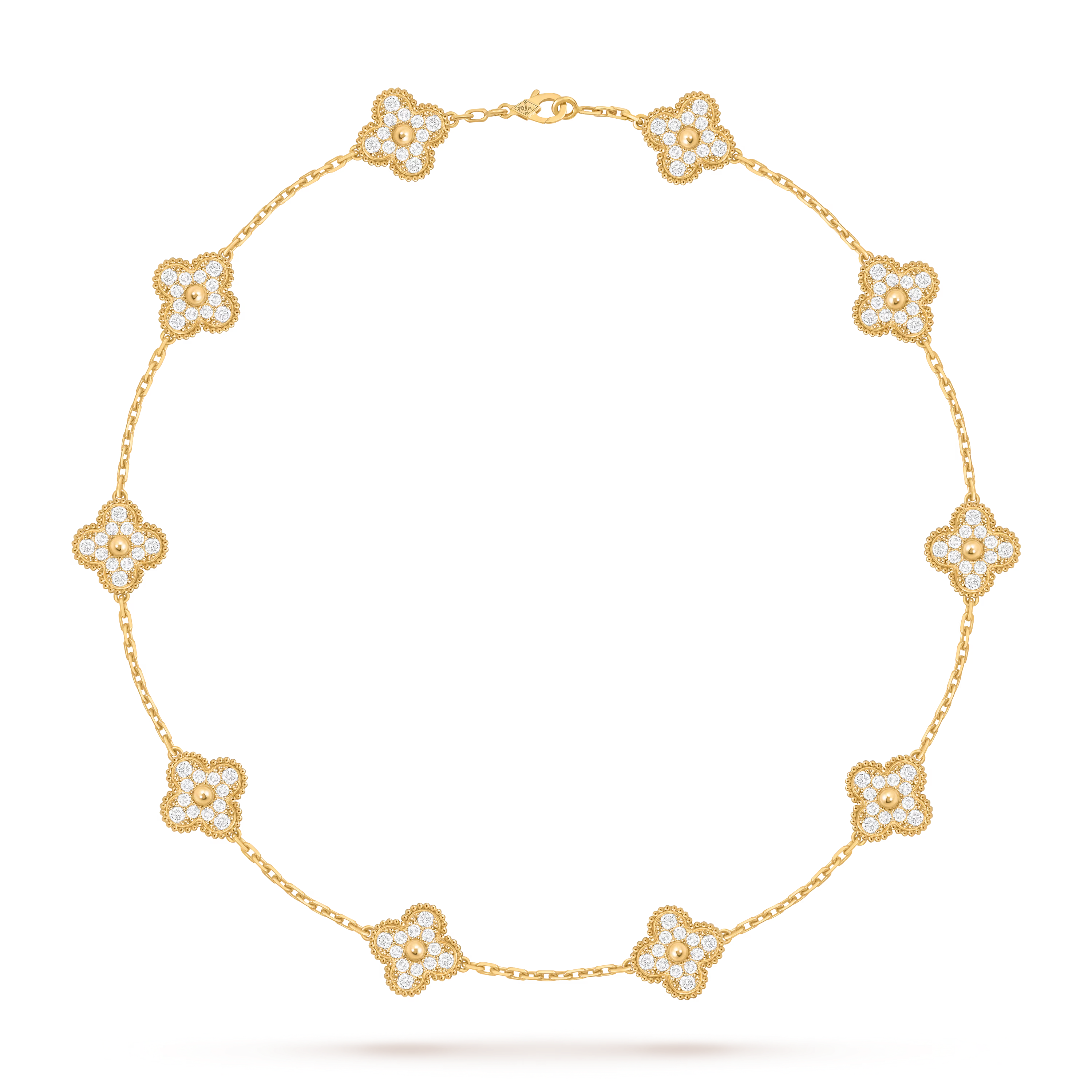 Van Cleef & Arpels. Кольє Vintage Alhambra із жовтого золота