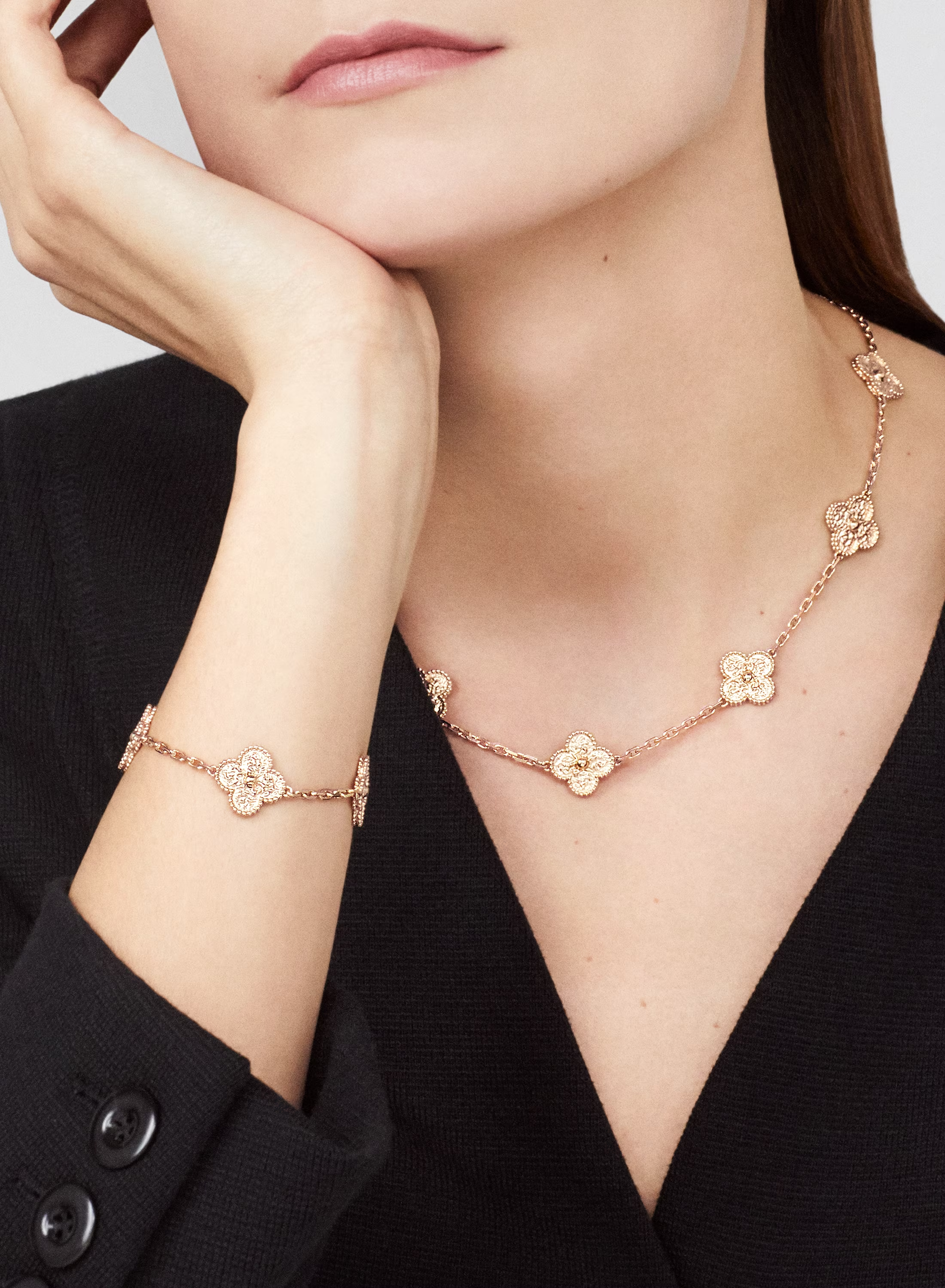 Van Cleef & Arpels. Браслет Vintage Alhambra із рожевого золота 