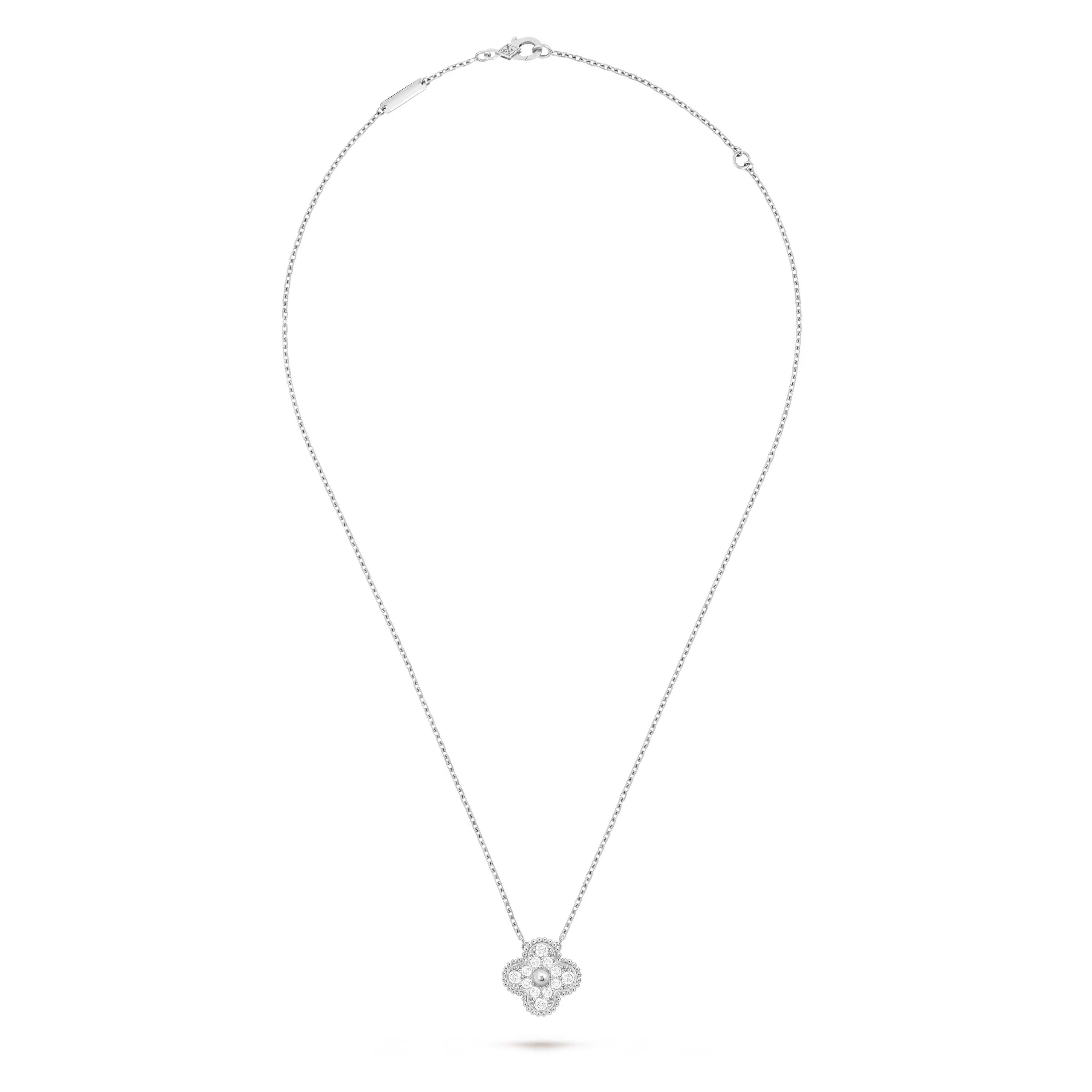 Van Cleef & Arpels. Підвіска Vintage Alhambra із білого золота