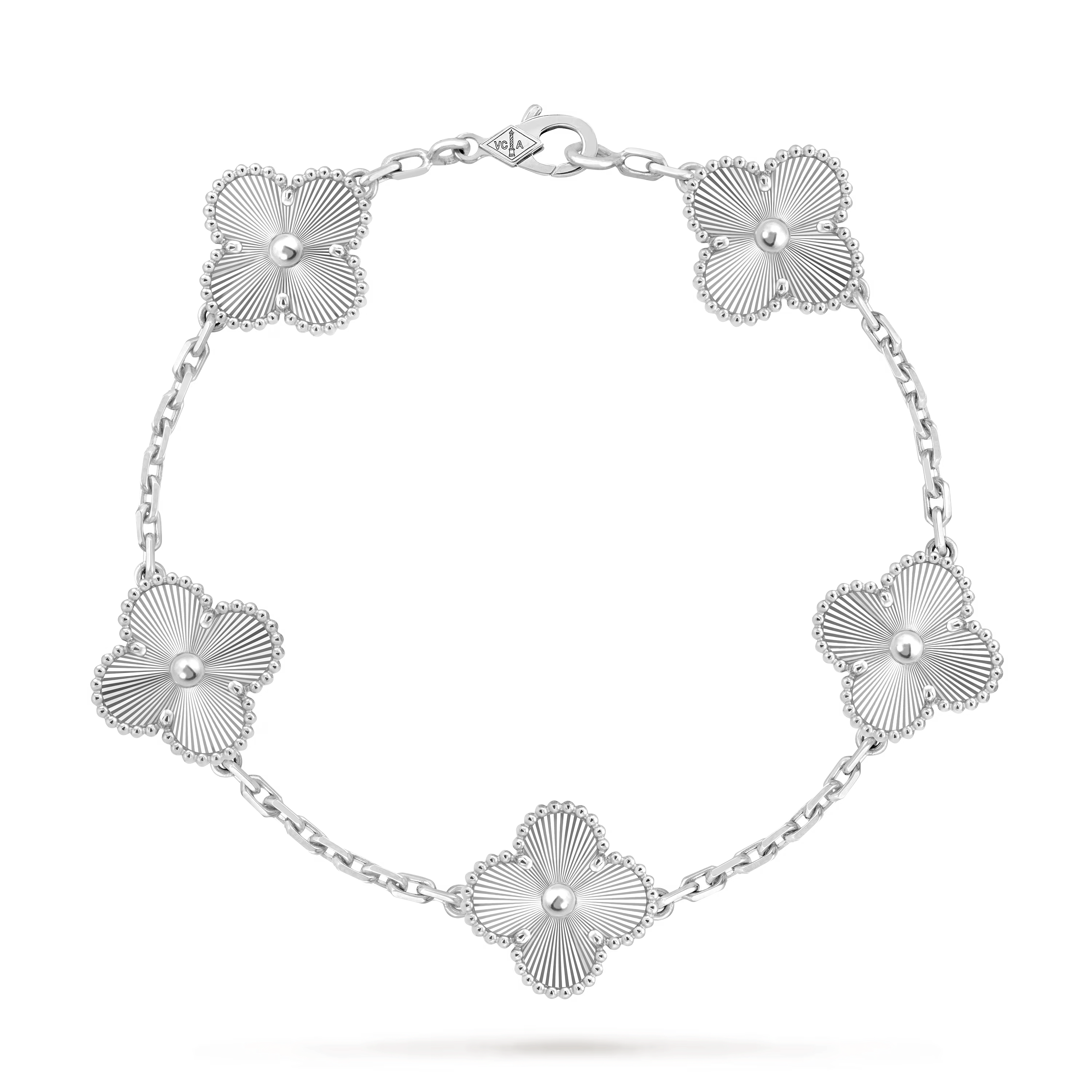 Van Cleef & Arpels. Браслет Vintage Alhambra із білого золота