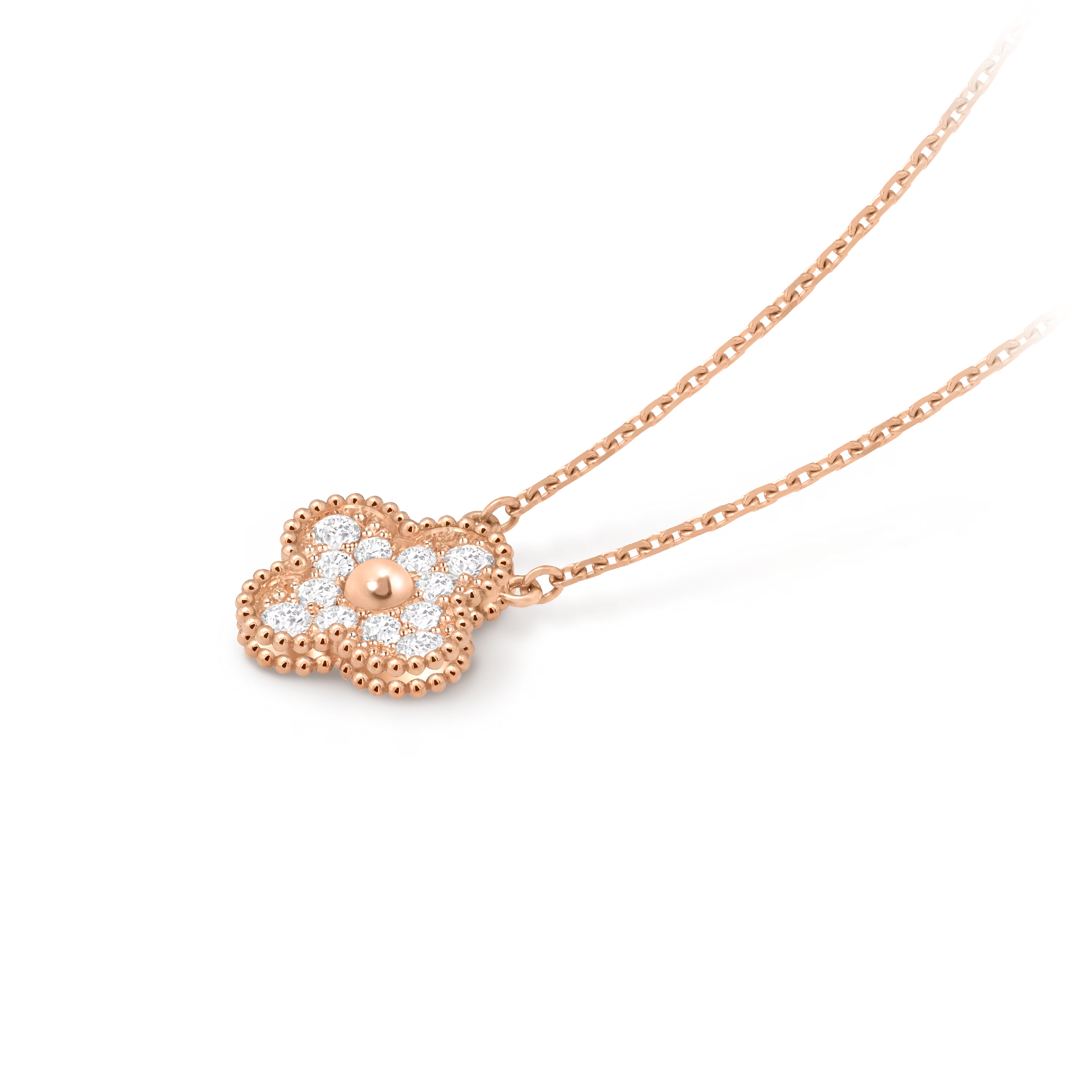 Van Cleef & Arpels. Підвіска Vintage Alhambra із рожевого золота