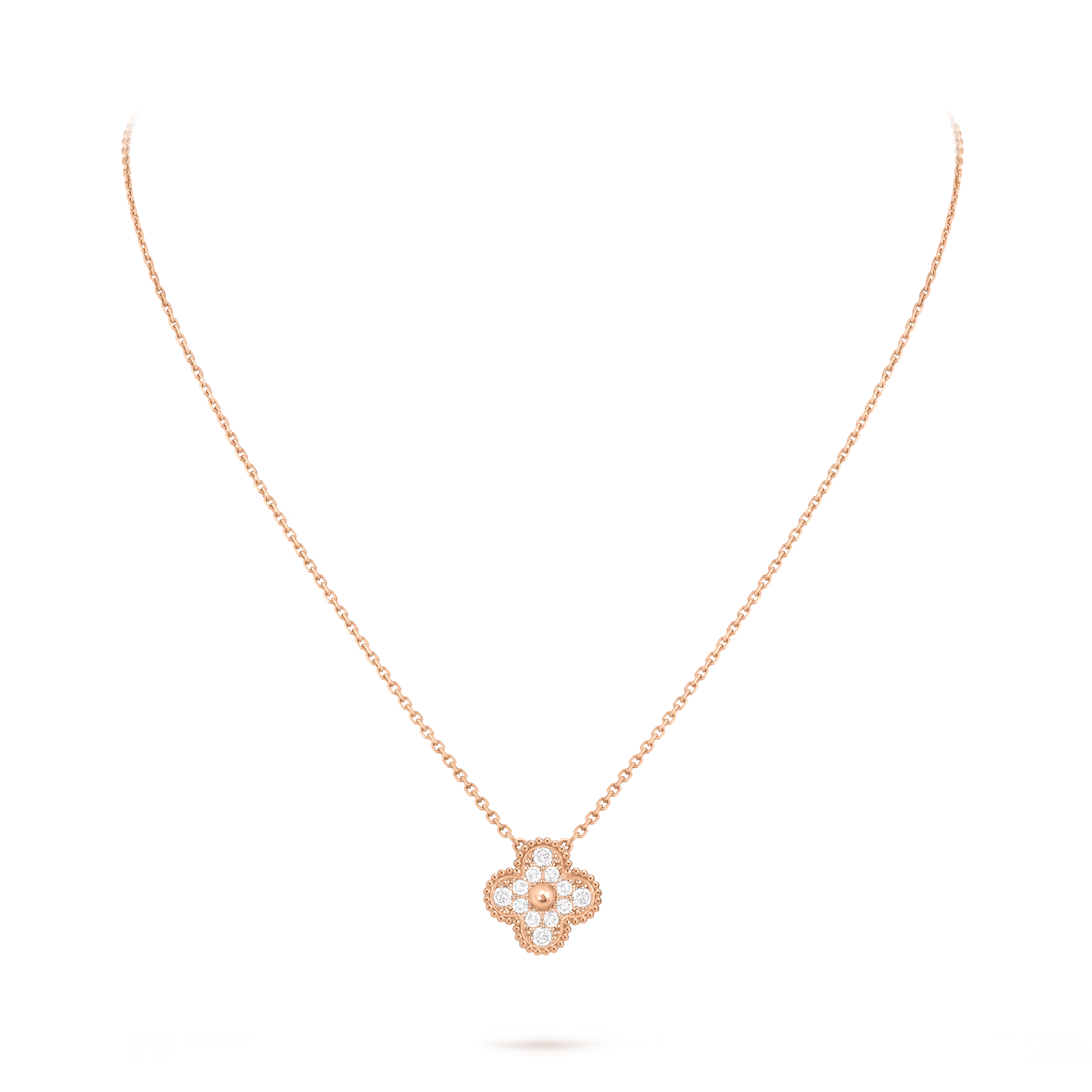 Van Cleef & Arpels. Підвіска Vintage Alhambra із рожевого золота