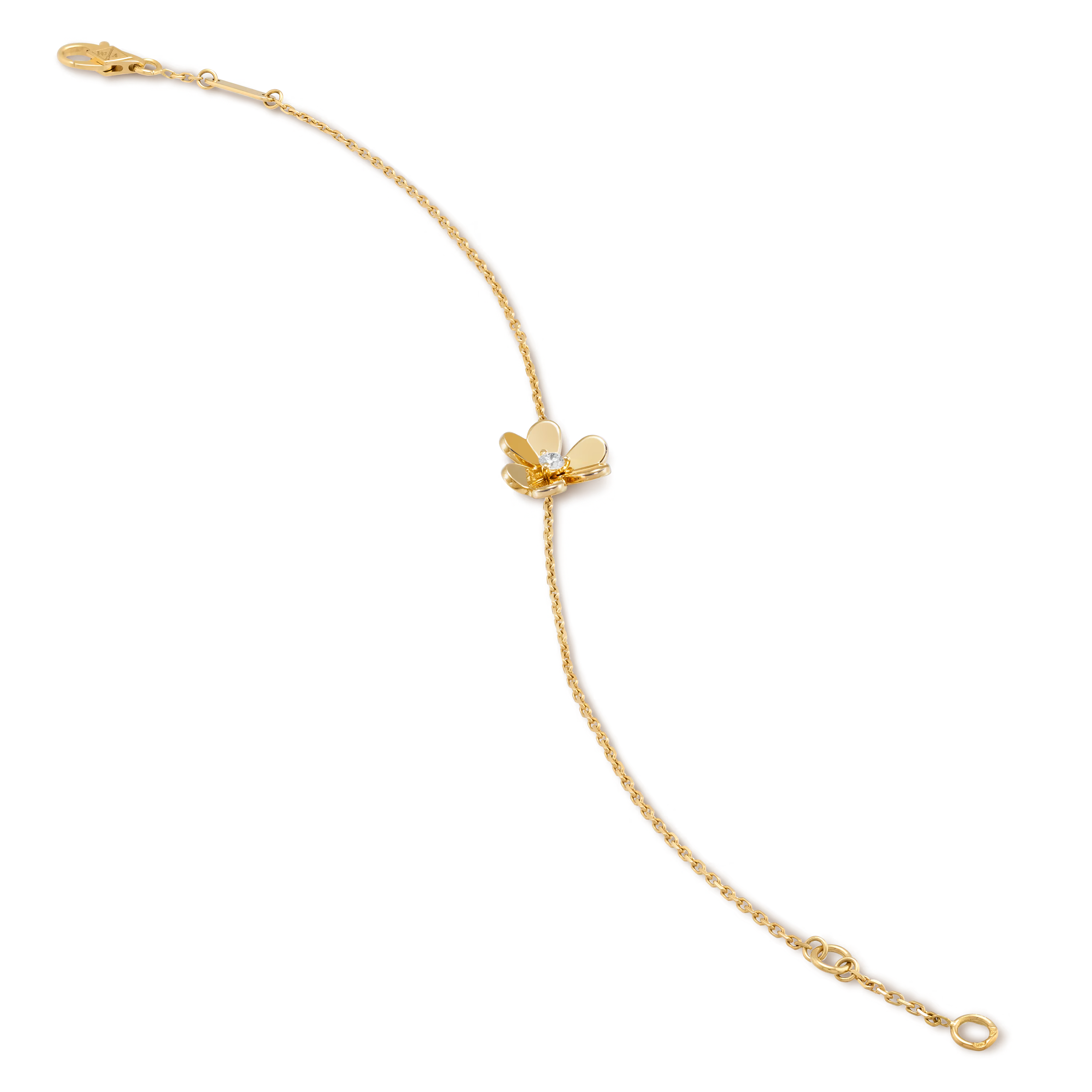 Van Cleef & Arpels. Браслет Frivole, мініатюрна модель із жовтого золота