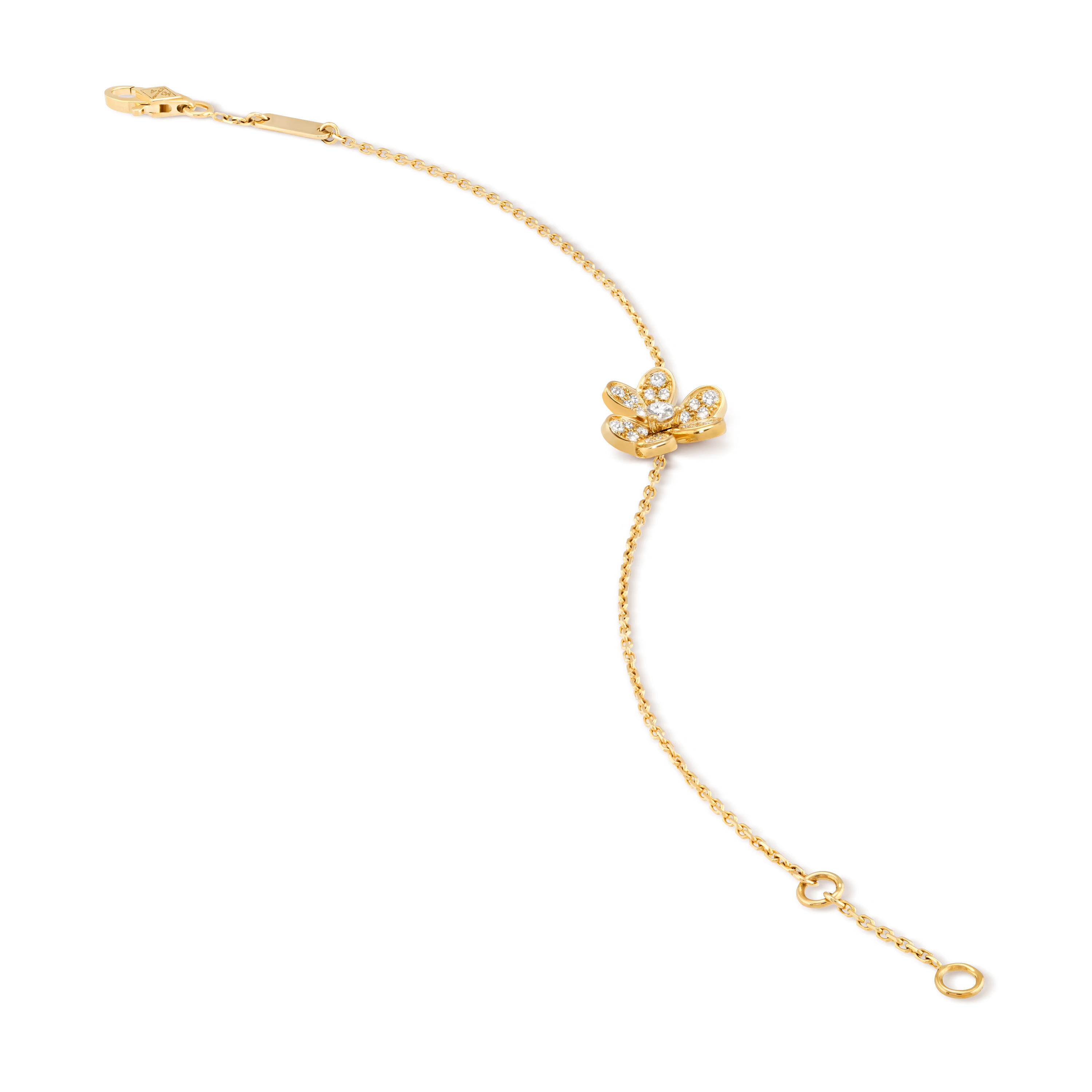 Van Cleef & Arpels. Браслет Frivole, мініатюрна модель із жовтого золота