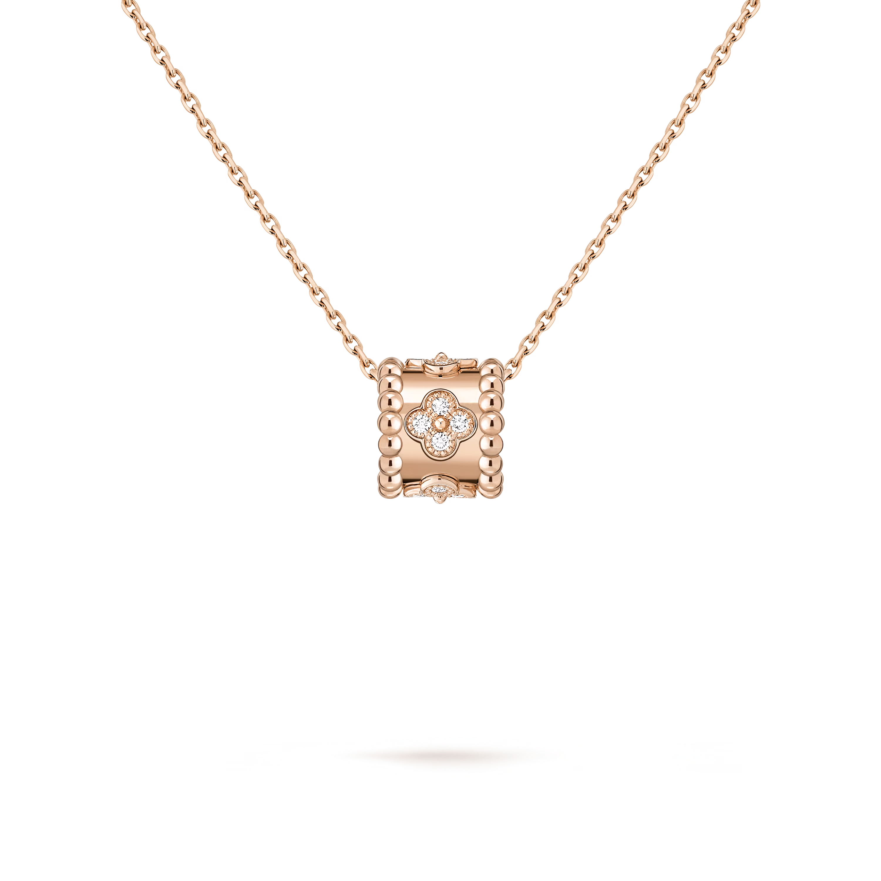 Van Cleef & Arpels. Підвіска Perlée Clovers із рожевого золота