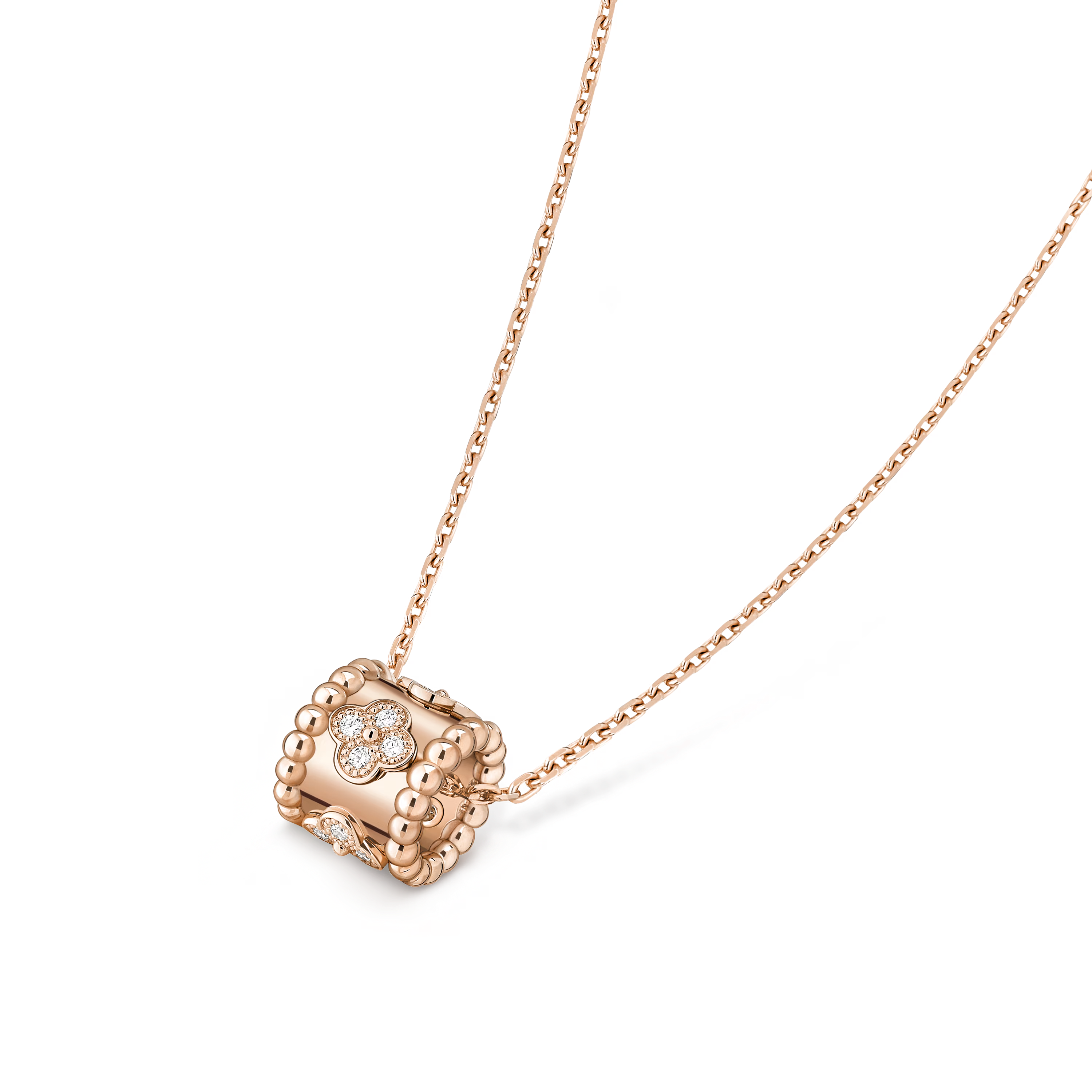 Van Cleef & Arpels. Підвіска Perlée Clovers із рожевого золота