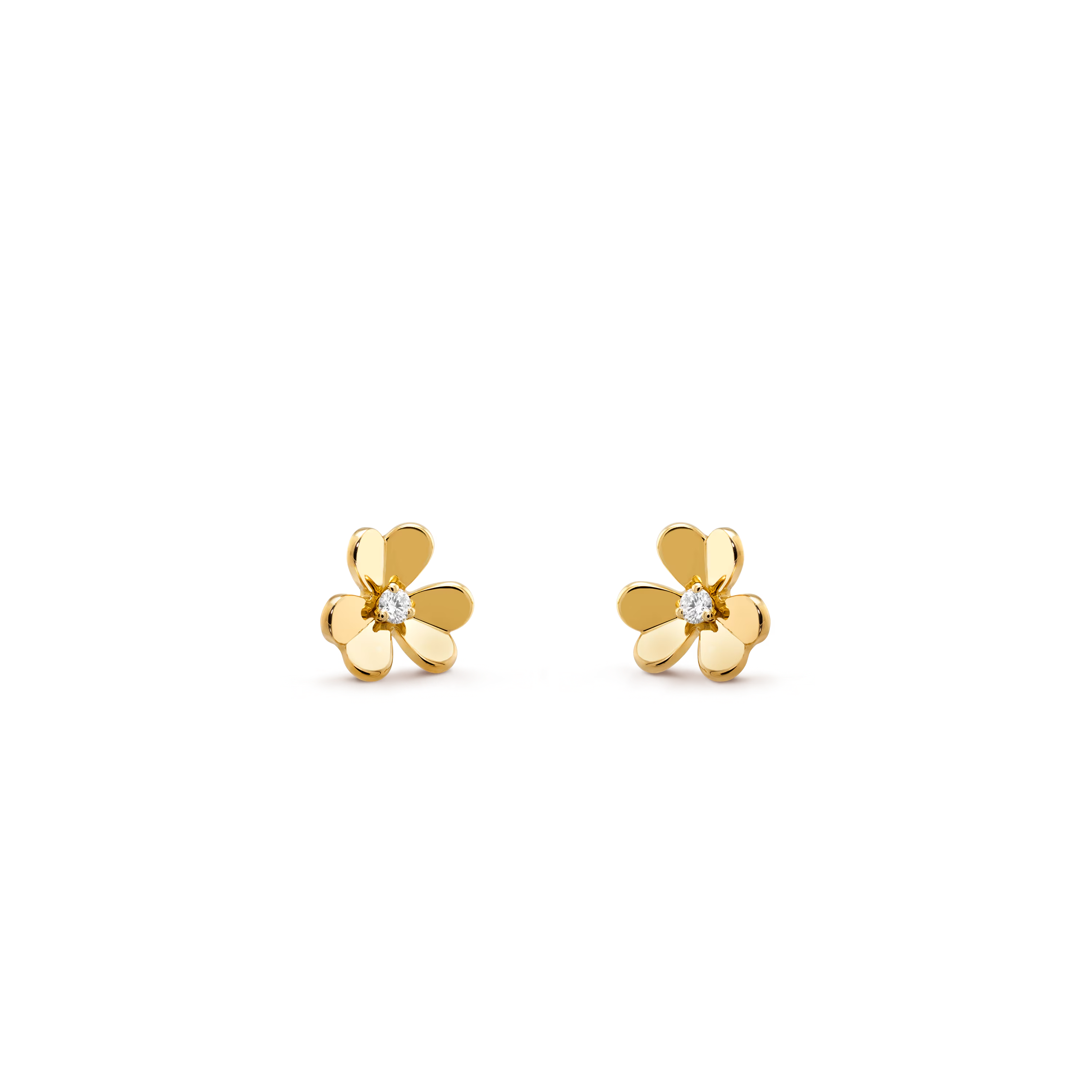Van Cleef & Arpels. Сережки Frivole із жовтого золота