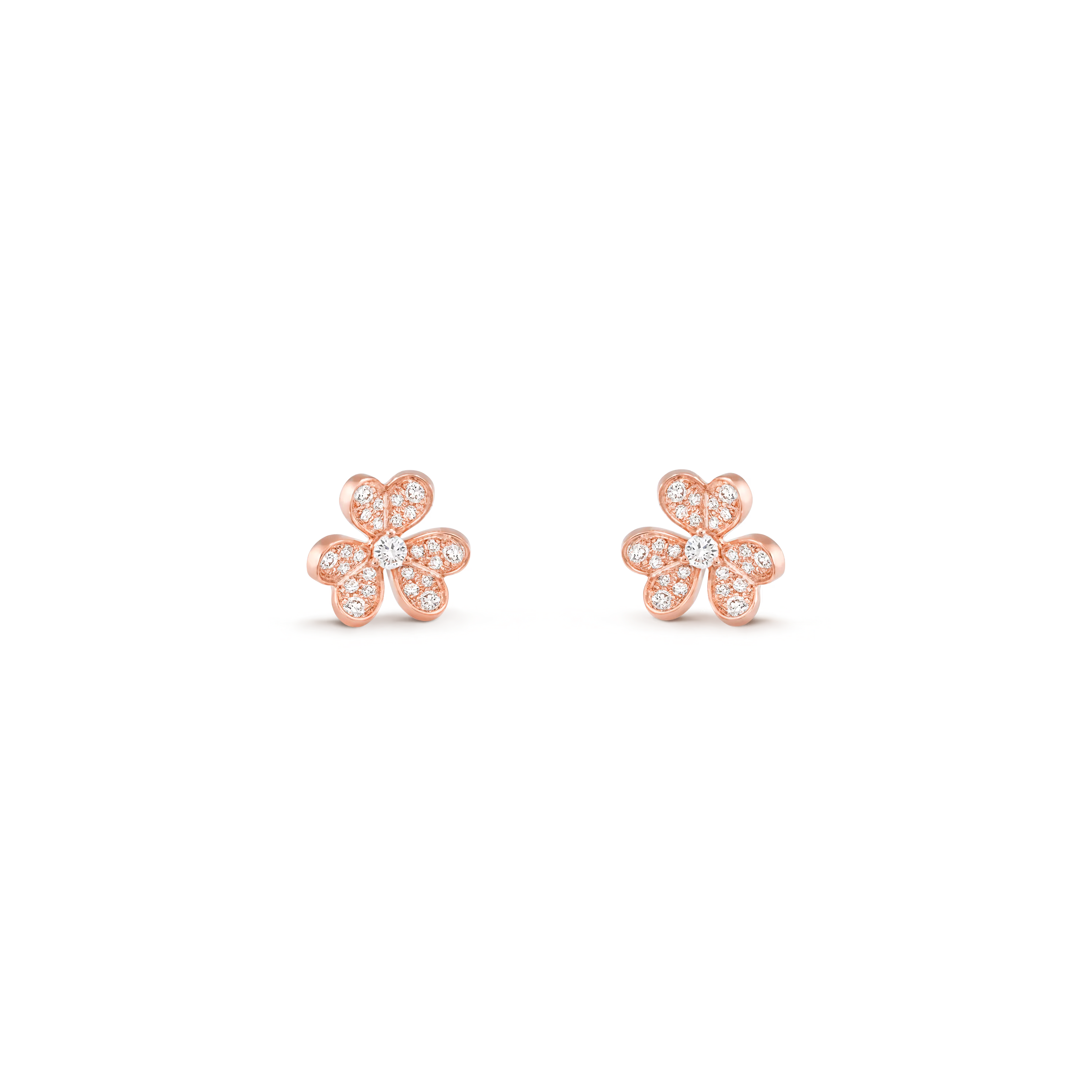 Van Cleef & Arpels. Сережки Frivole із рожевого золота