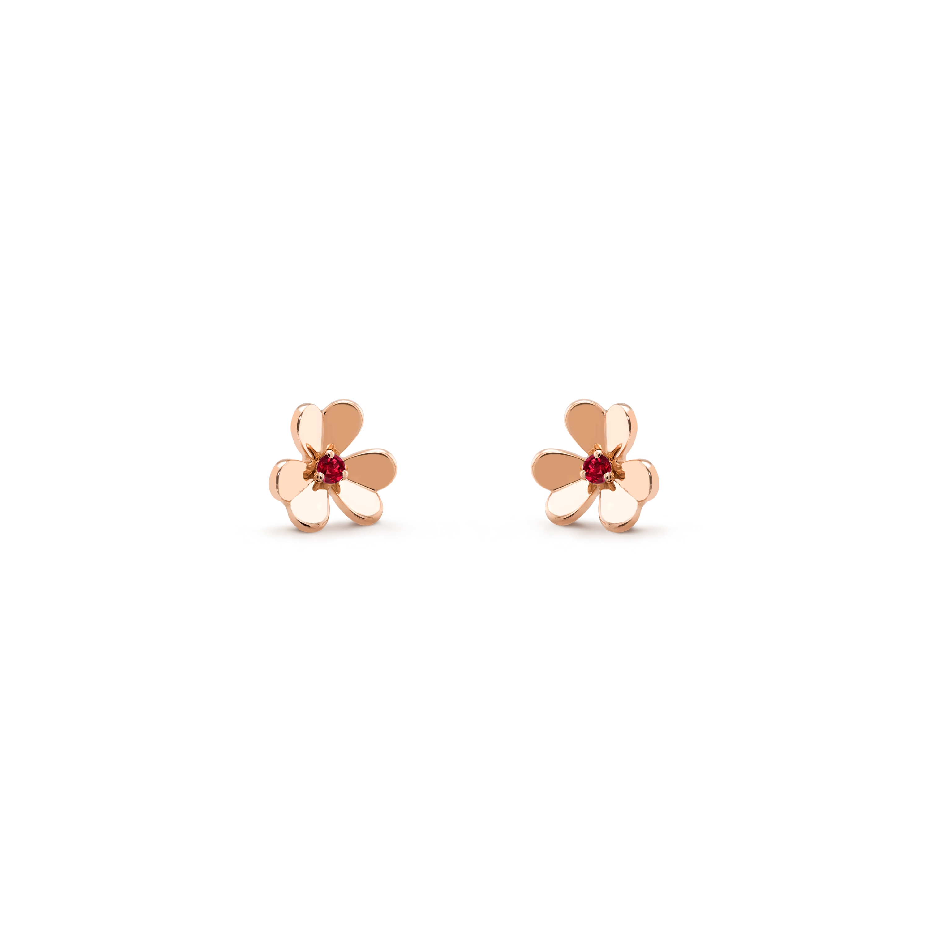 Van Cleef & Arpels. Сережки Frivole із рожевого золота
