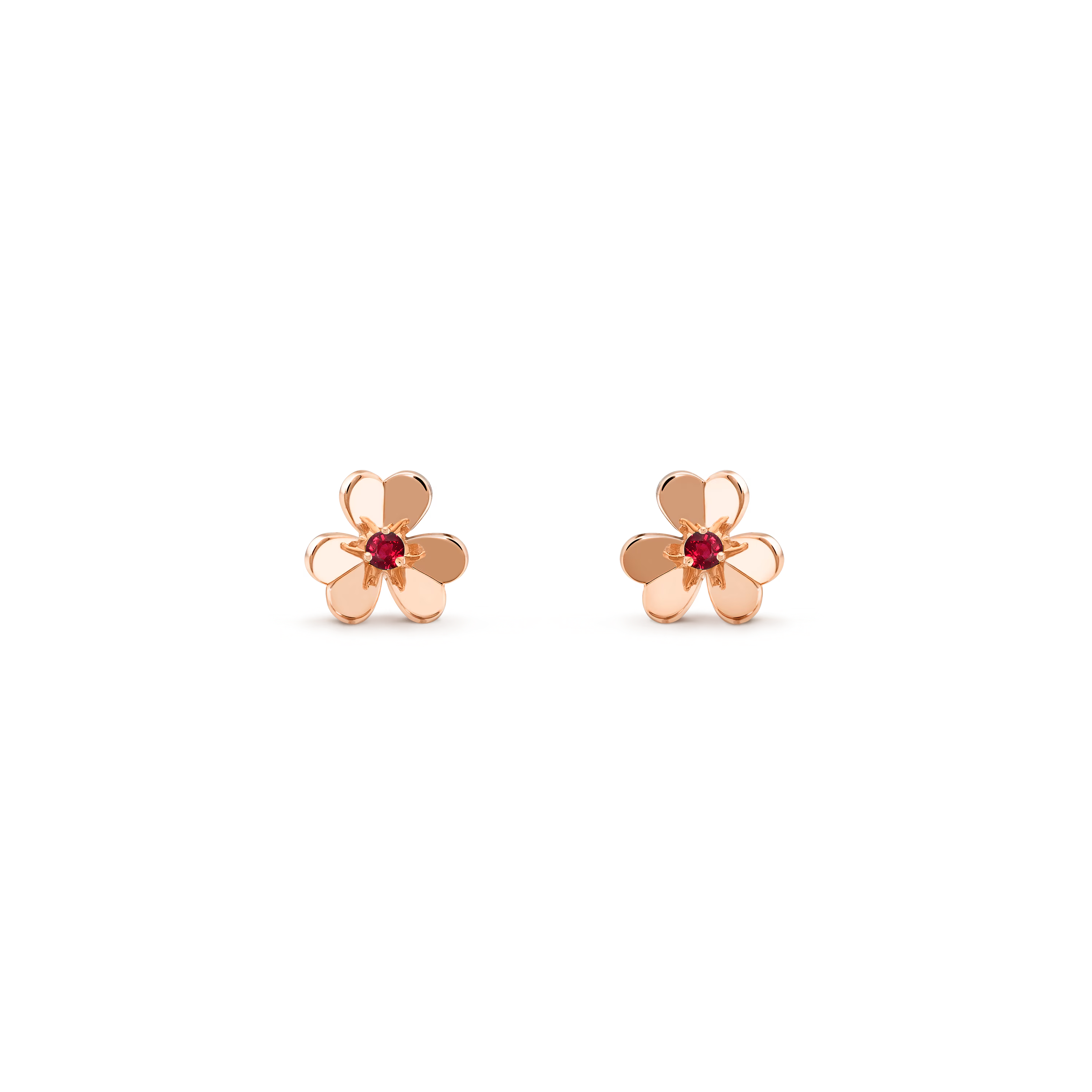 Van Cleef & Arpels. Сережки Frivole із рожевого золота