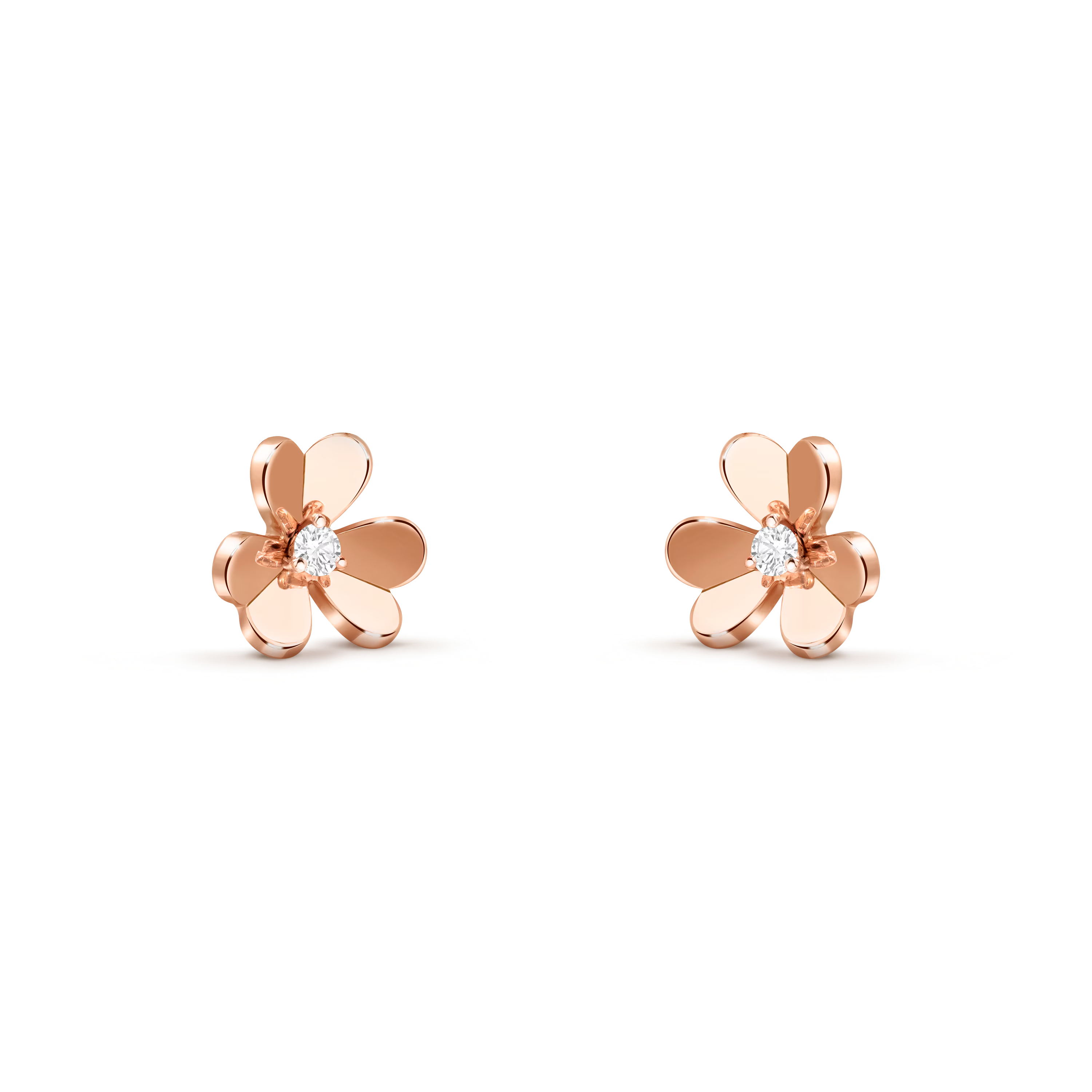 Van Cleef & Arpels. Сережки Frivole із рожевого золота
