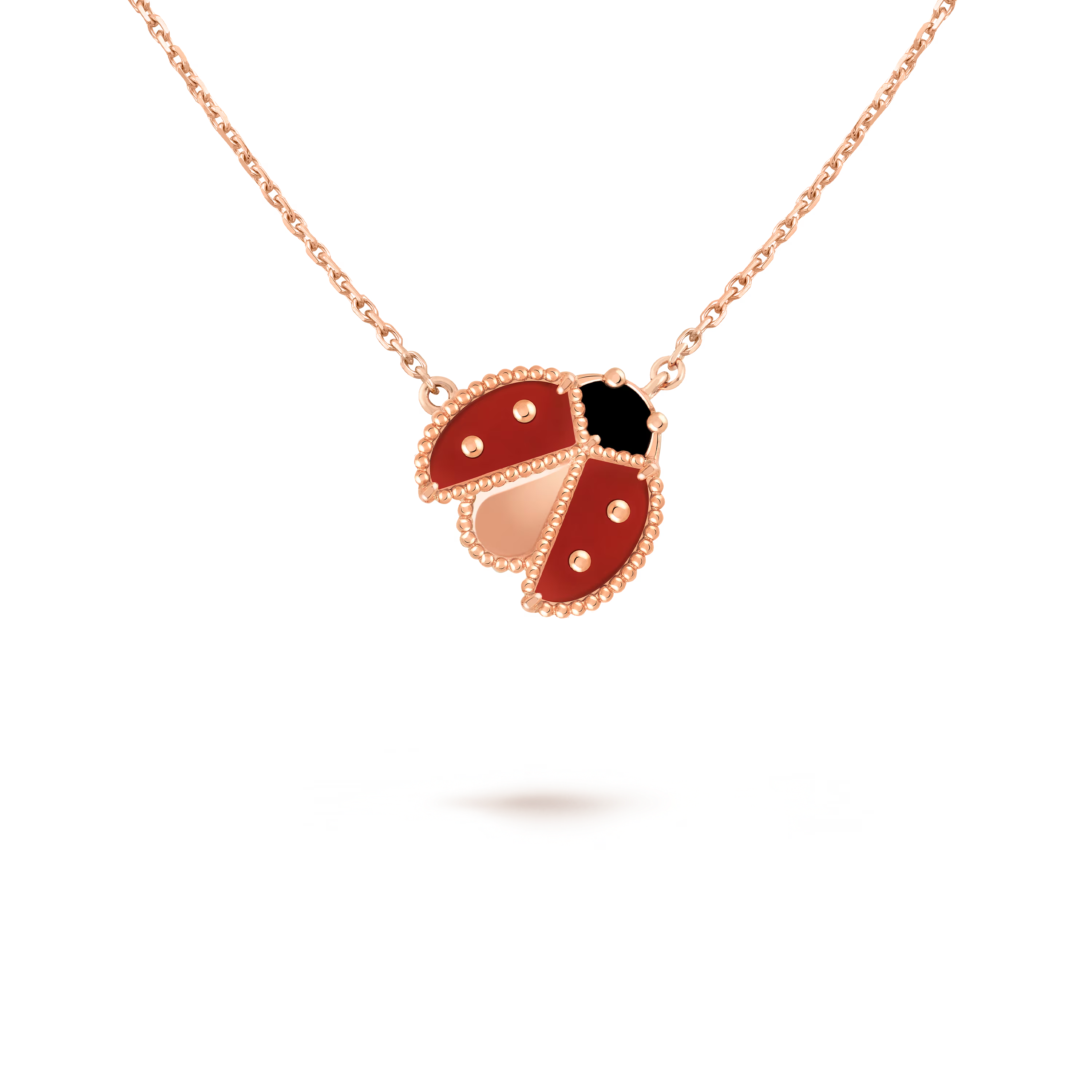 Van Cleef & Arpels. Підвіска Lucky Spring, сонечко з розкритими крильцями із рожевого золота