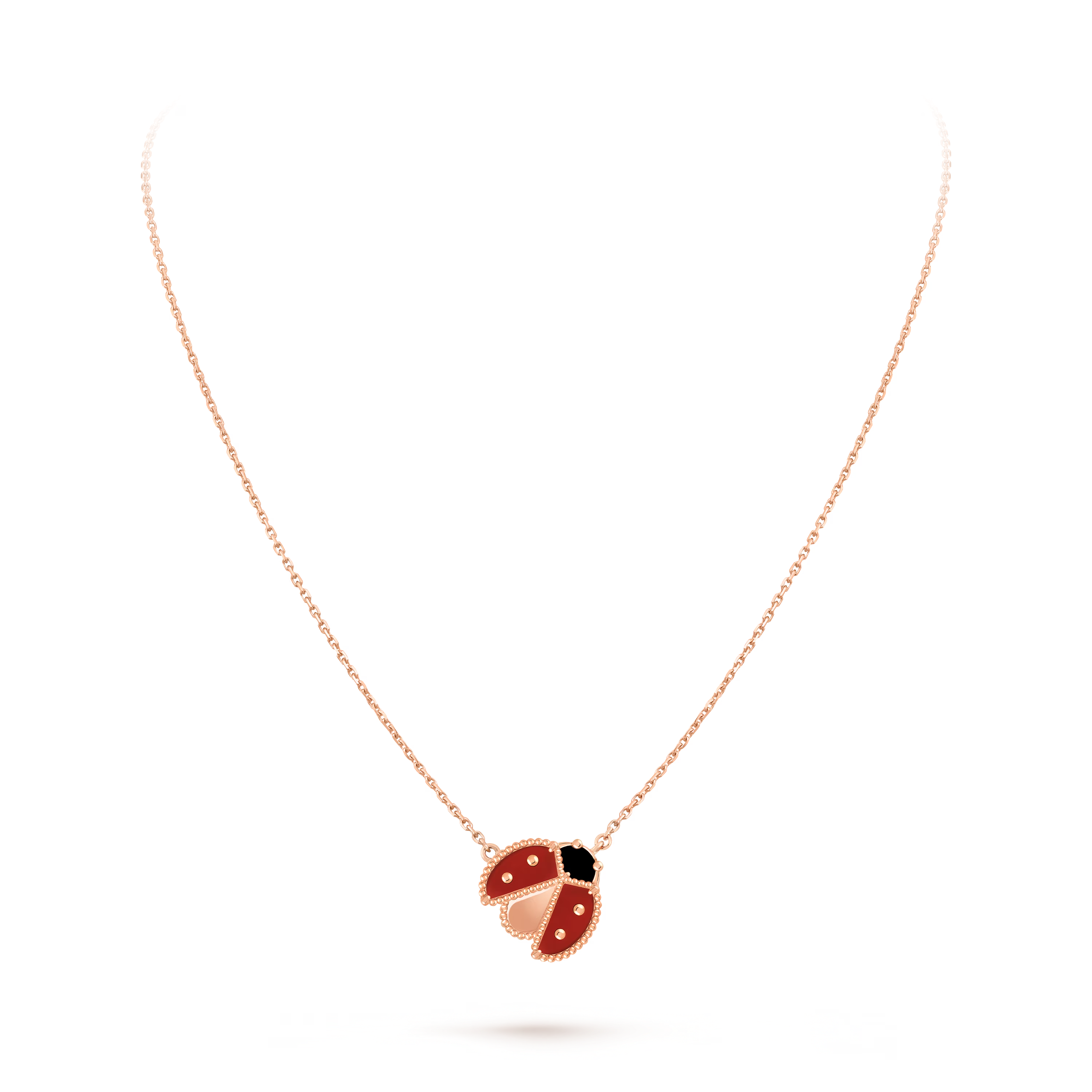 Van Cleef & Arpels. Підвіска Lucky Spring, сонечко з розкритими крильцями із рожевого золота