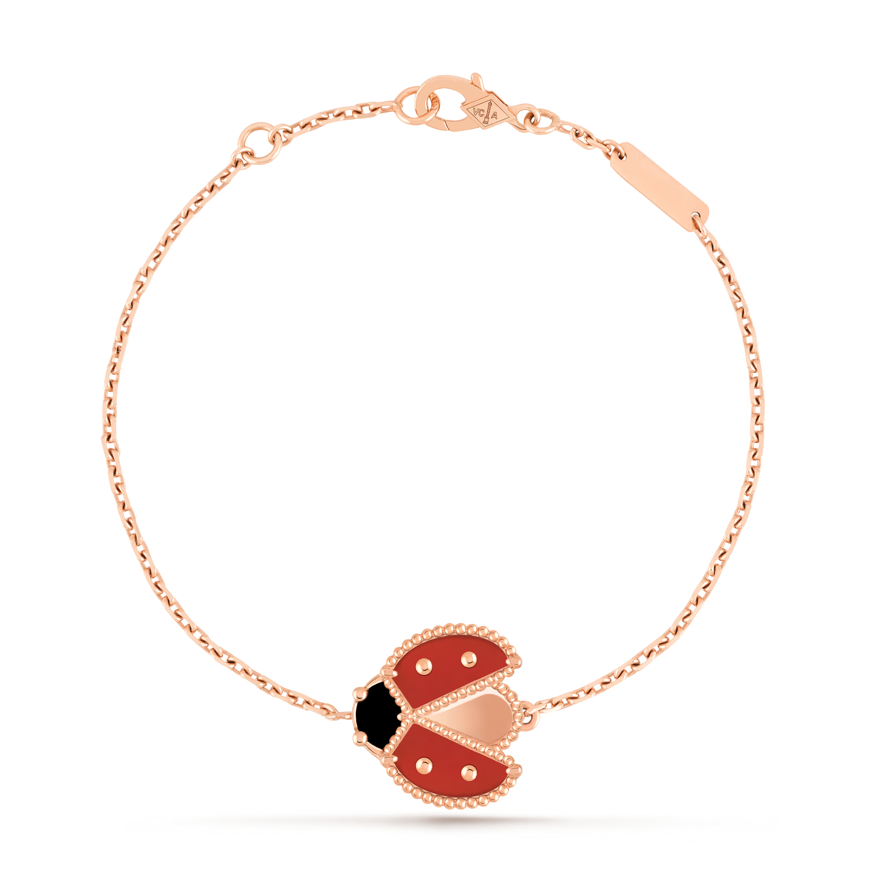 Van Cleef & Arpels. Браслет Lucky Spring, сонечко з розкритими крильцями із рожевого золота