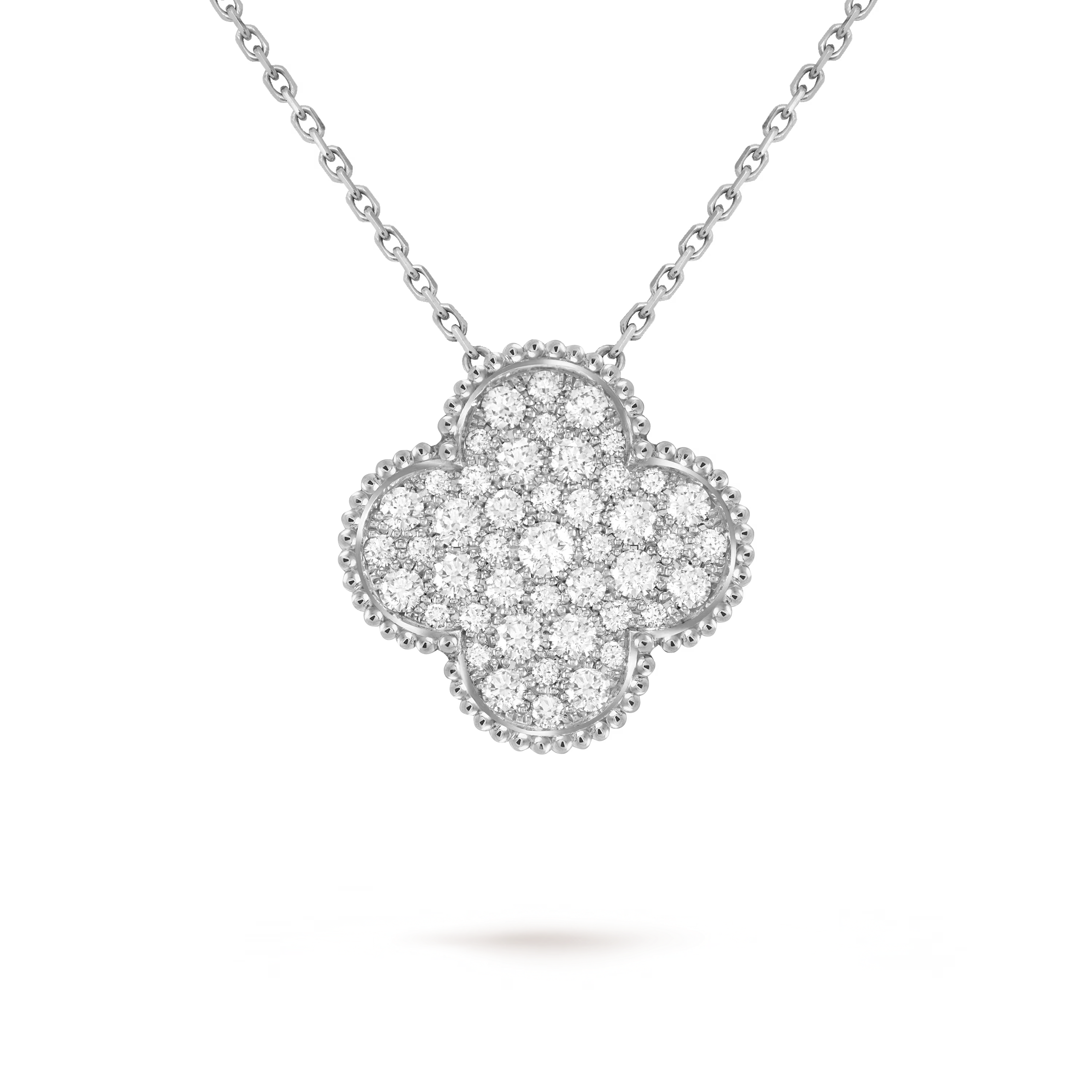 Van Cleef & Arpels. Підвіска Magic Alhambra із білого золота