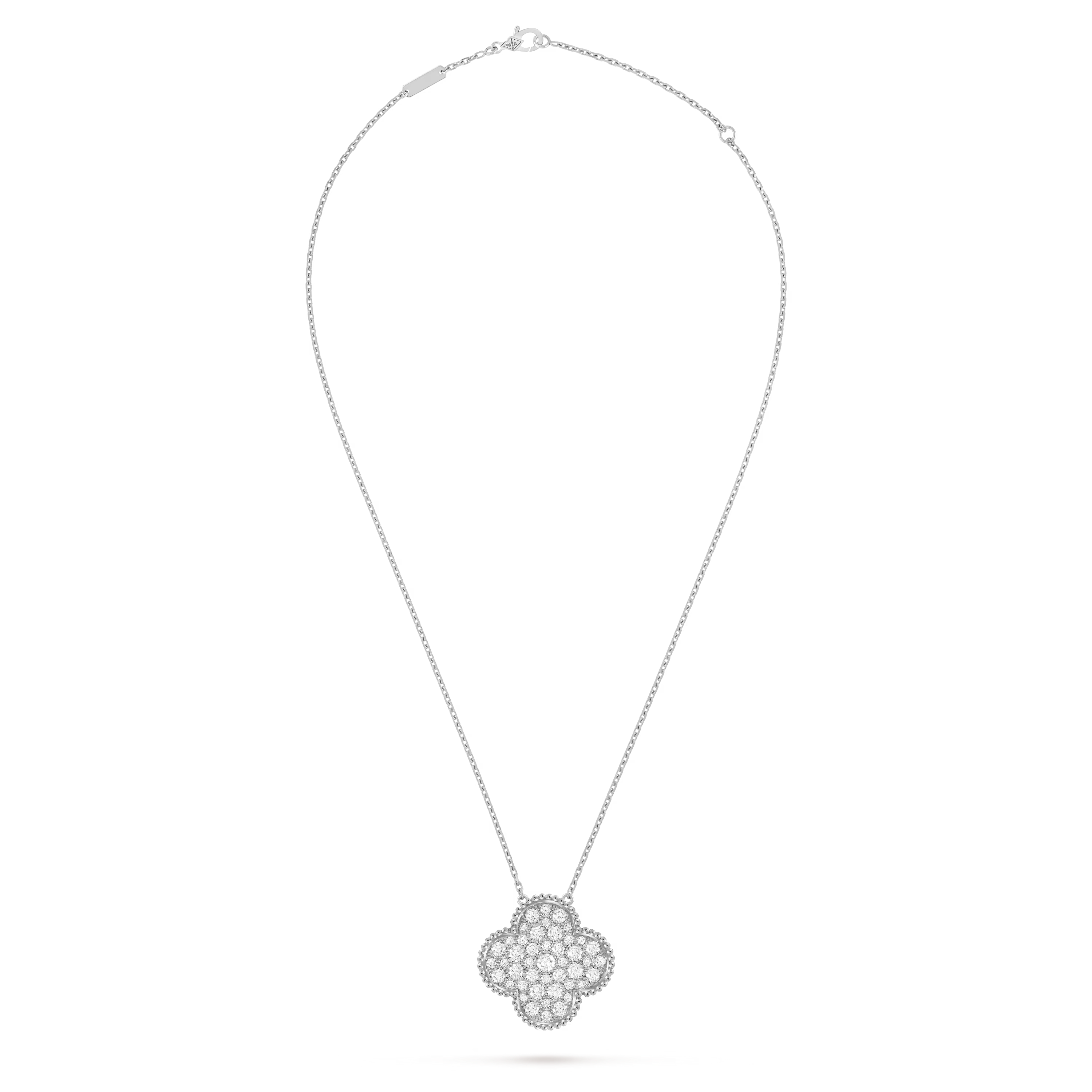 Van Cleef & Arpels. Підвіска Magic Alhambra із білого золота