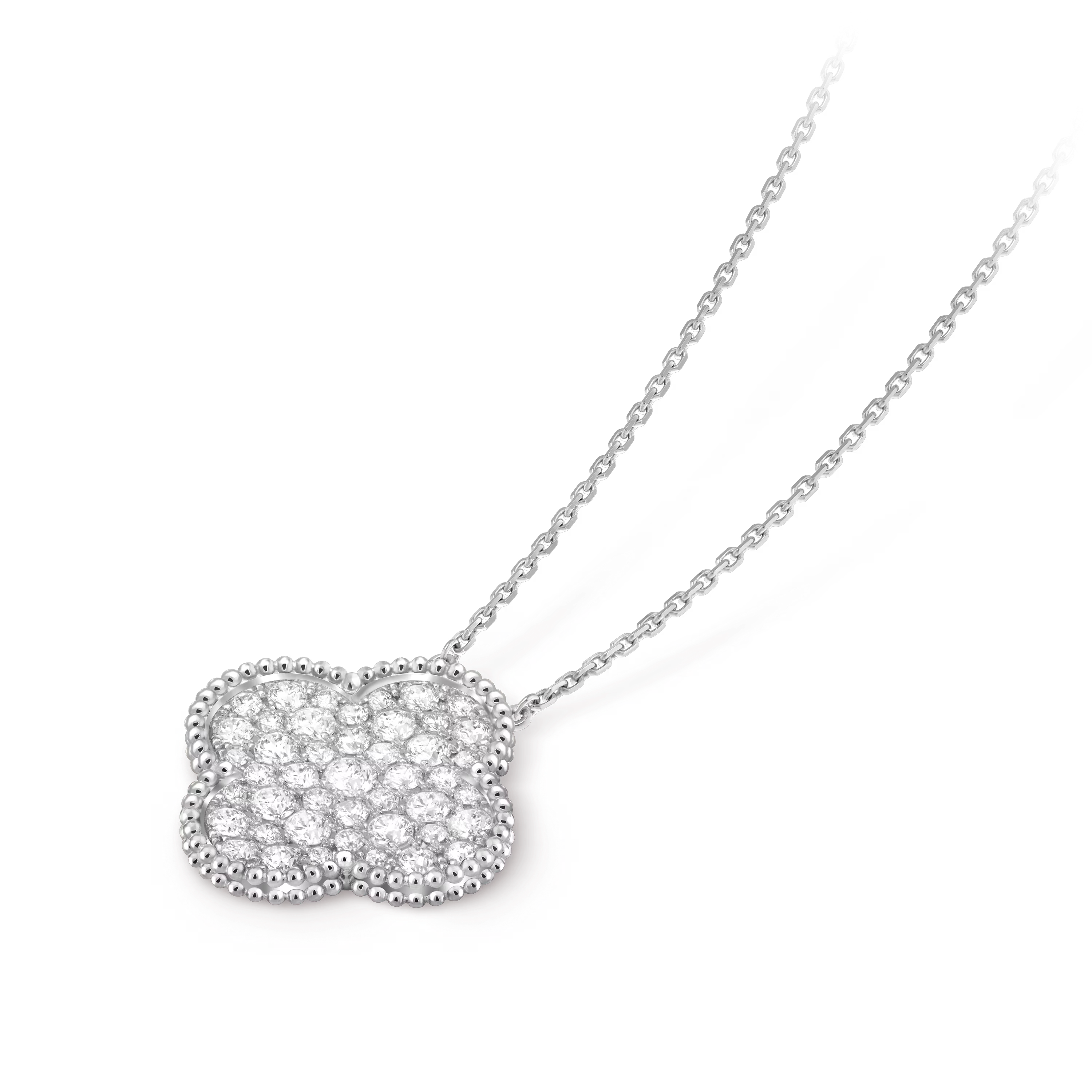 Van Cleef & Arpels. Підвіска Magic Alhambra із білого золота