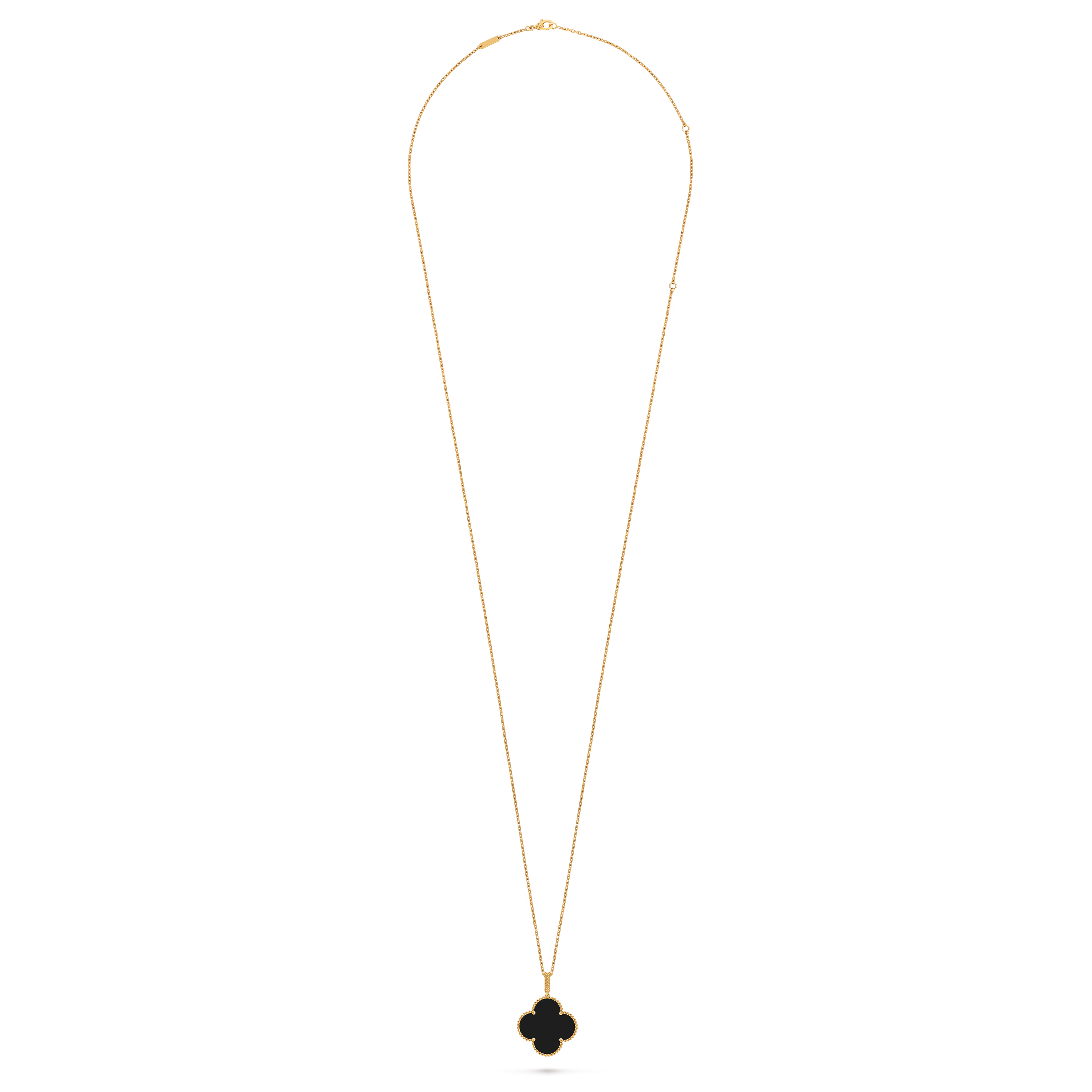 Van Cleef & Arpels. Довге кольє Magic Alhambra із золота з оніксом