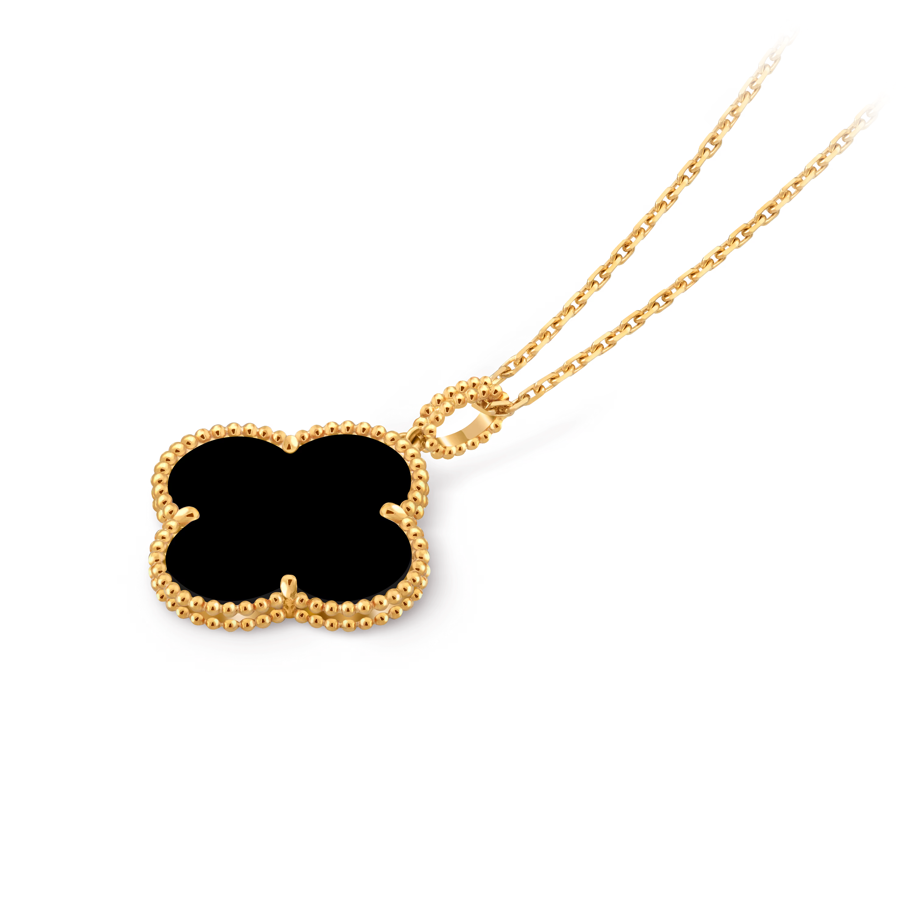 Van Cleef & Arpels. Довге кольє Magic Alhambra із золота з оніксом